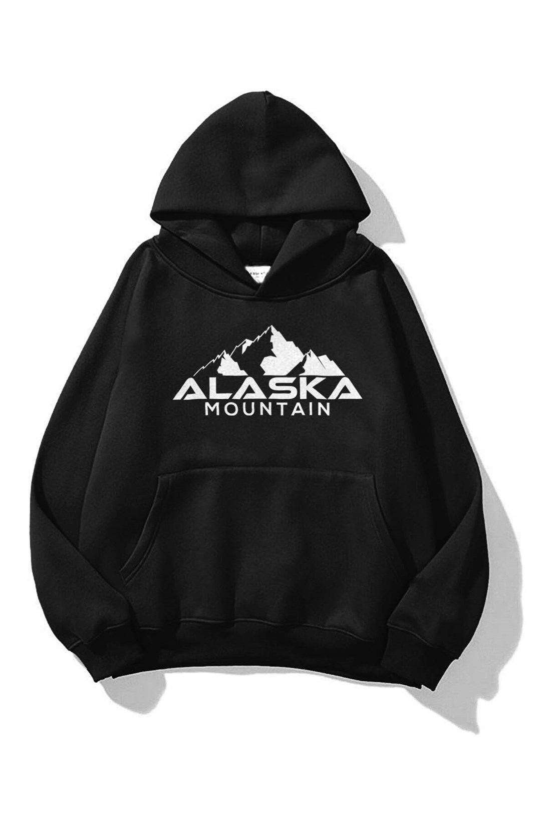 Trendiz Unisex Alaska Sweatshirt Hoodie Siyah