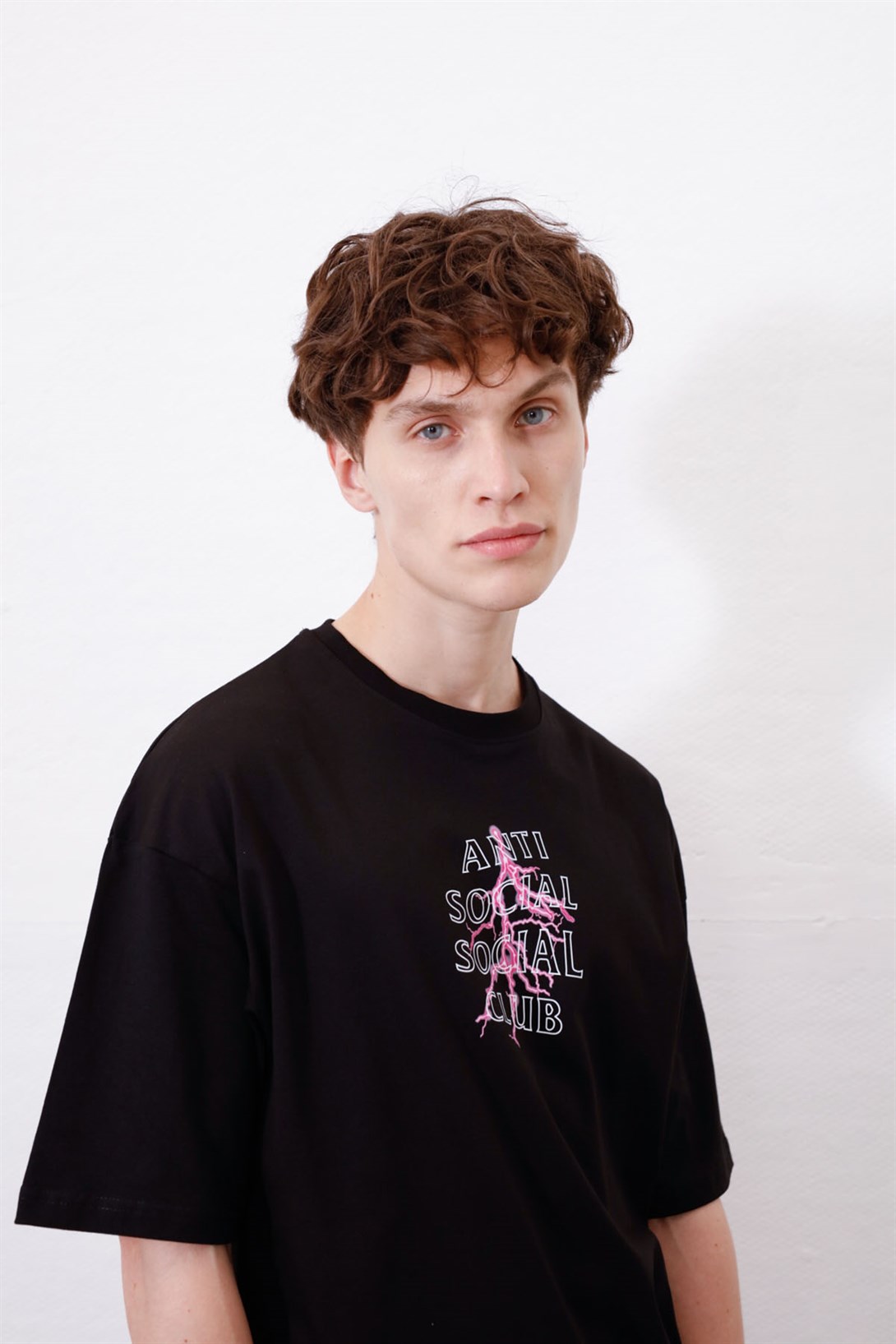 Trendiz Unisex Anti Social Club Siyah TShirt