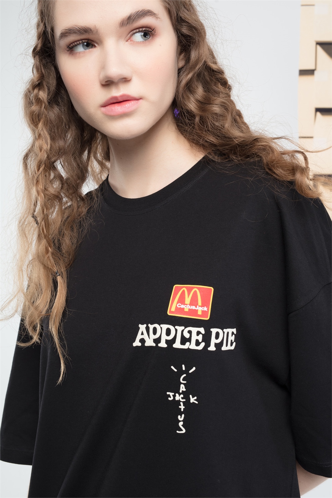 Trendiz Applepie Cactusjack Kadın Tshirt Siyah