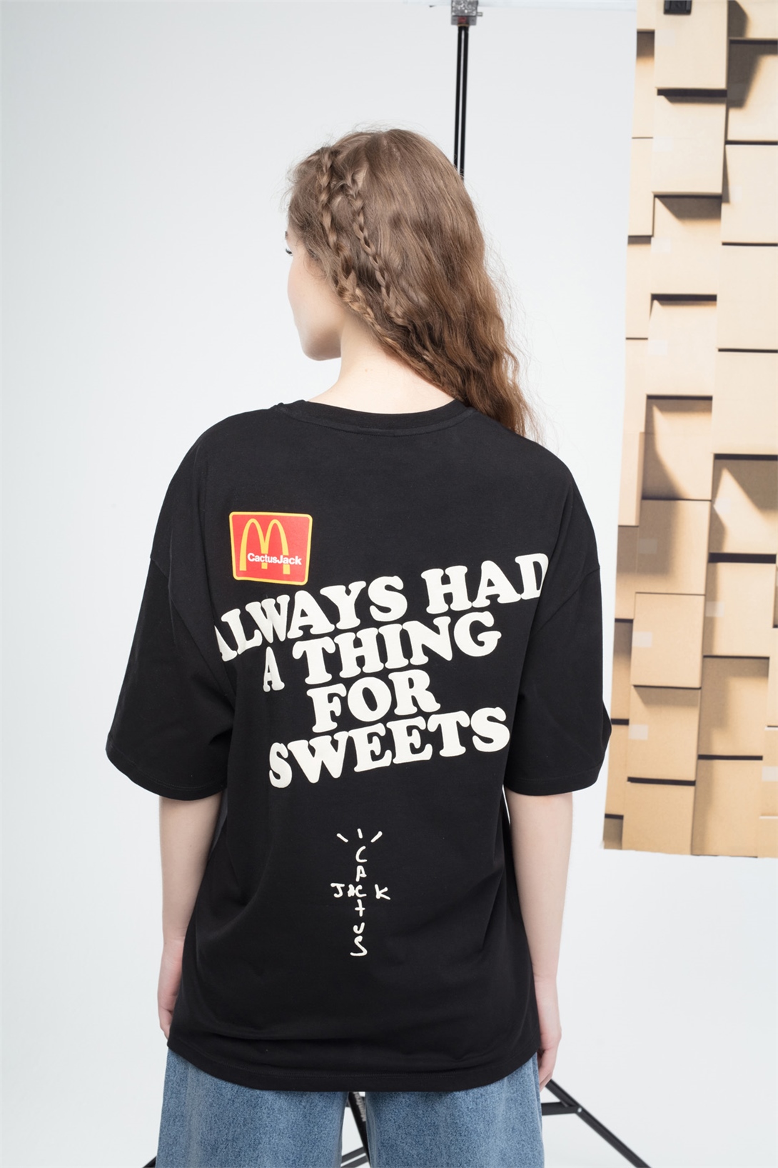 Trendiz Applepie Cactusjack Kadın Tshirt Siyah