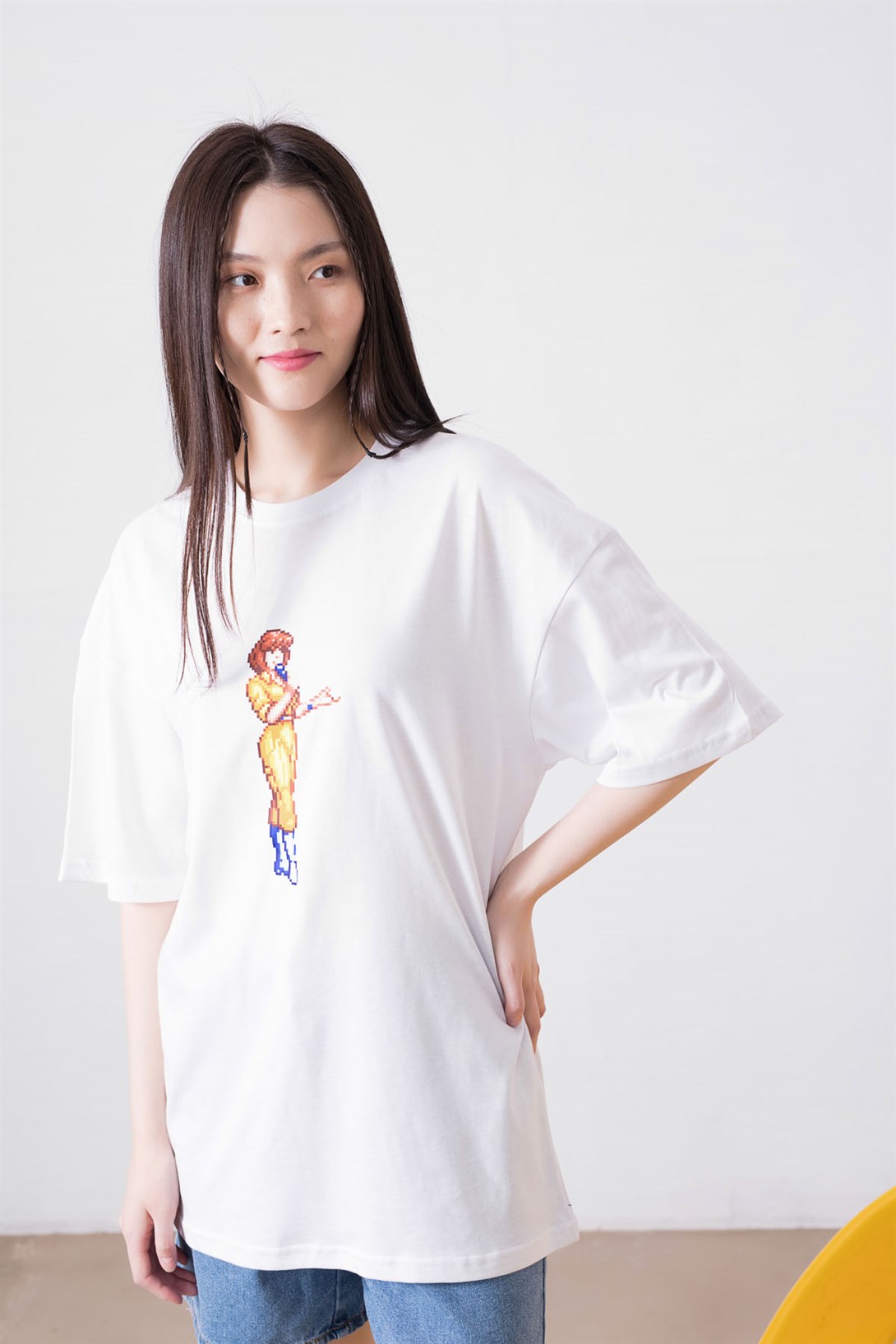 Trendiz Unisex April ONeil Ninja Turtles Beyaz Tshirt