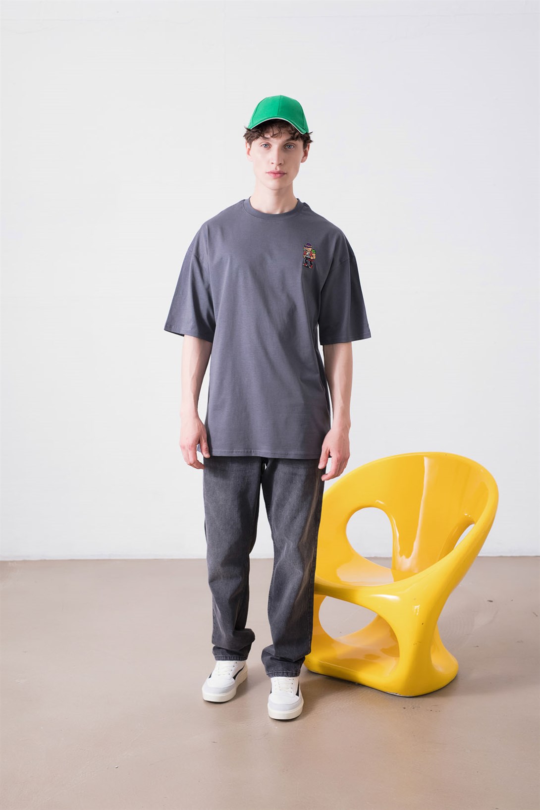 Trendiz Unisex Bebop Ninja Turtles Antrasit Tshirt