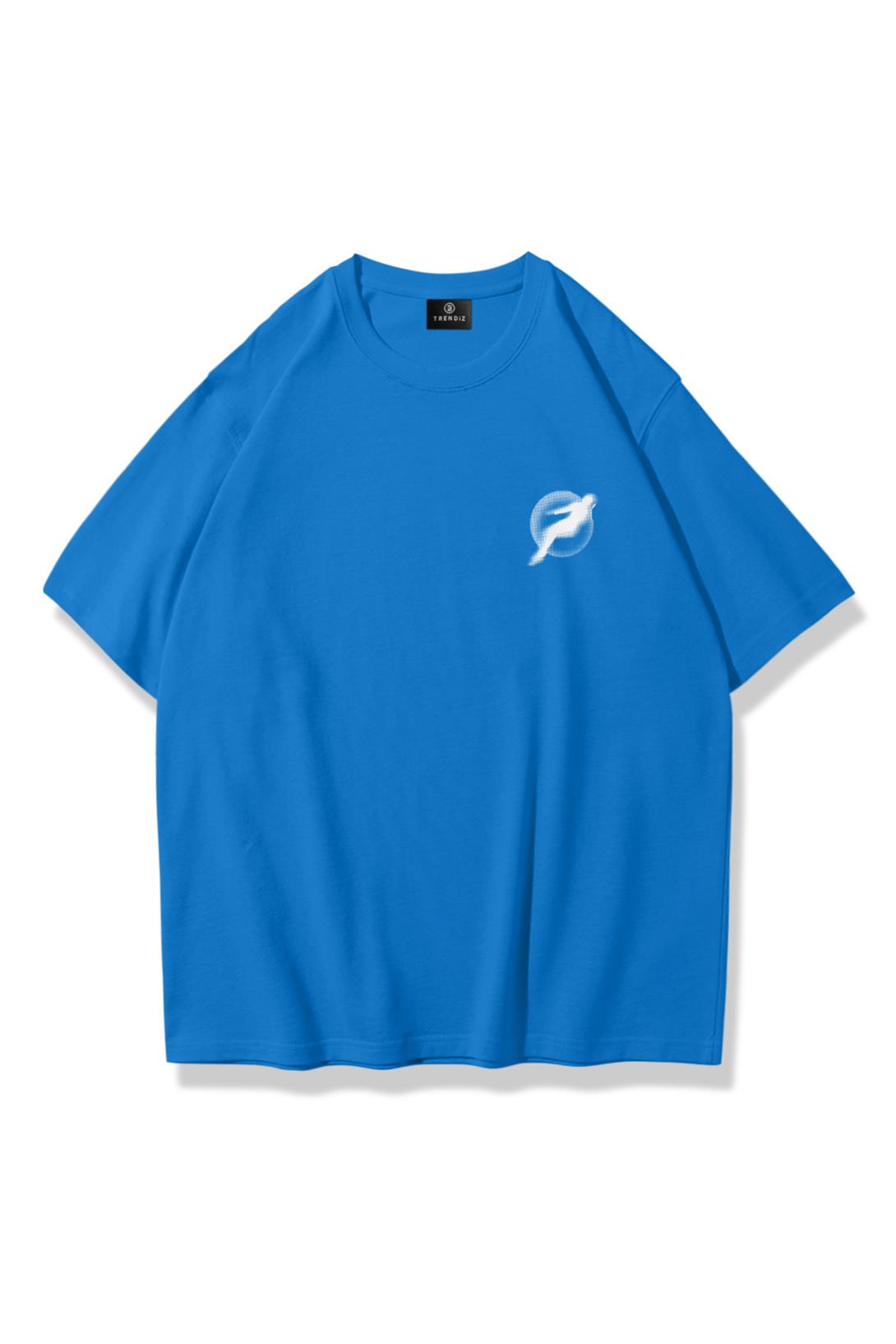 Trendiz Unisex Brave Tshirt Mavi