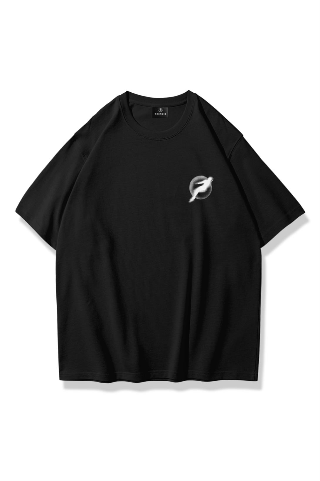 Trendiz Unisex Brave Tshirt Siyah