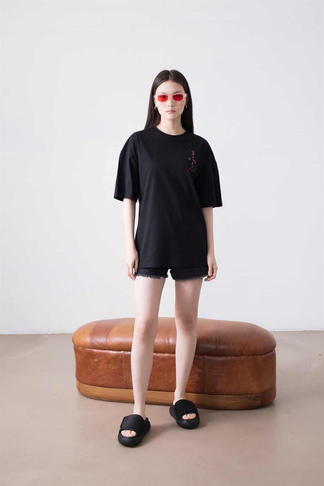 Trendiz Unisex Cactus Jack Bandana Siyah Tshirt