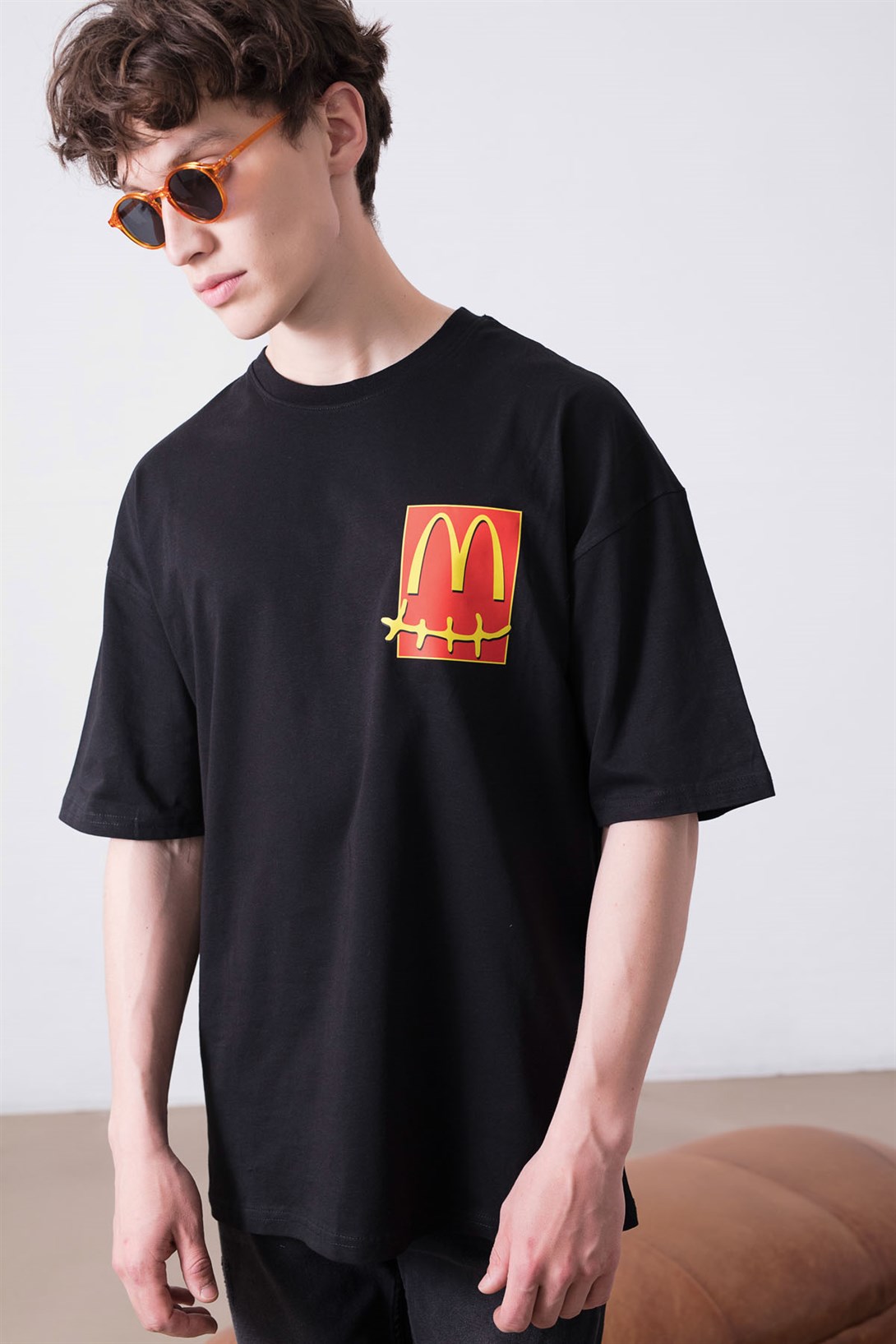 Trendiz Unisex Cactus Pack Siyah Tshirt