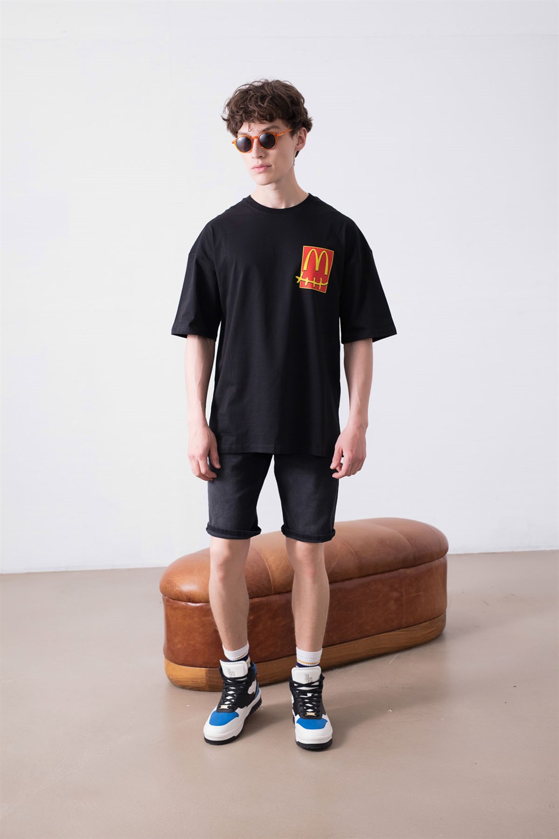 Trendiz Unisex Cactus Pack Siyah Tshirt