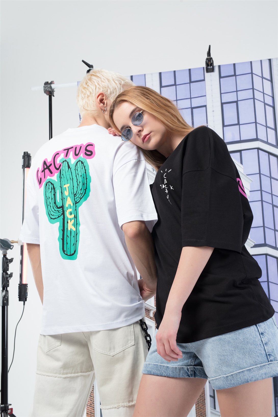 Trendiz Erkek Cactusjack Tshirt Beyaz