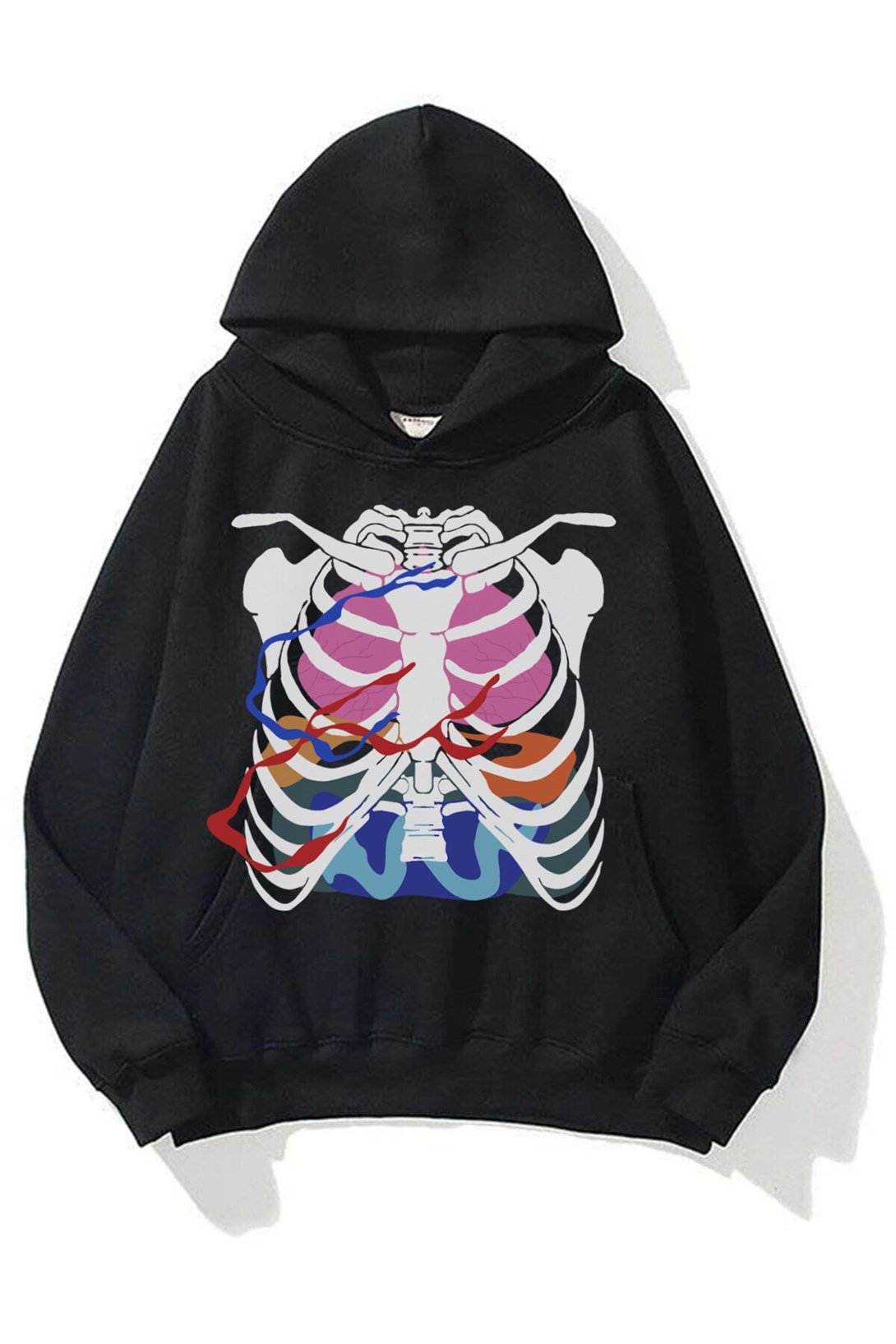 Trendiz Unisex Cage Sweatshirt Hoodie Siyah