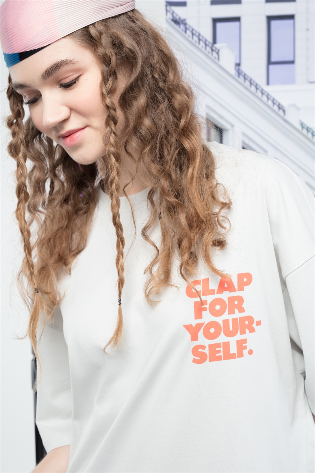 Trendiz Kadın Clap Tshirt Taş