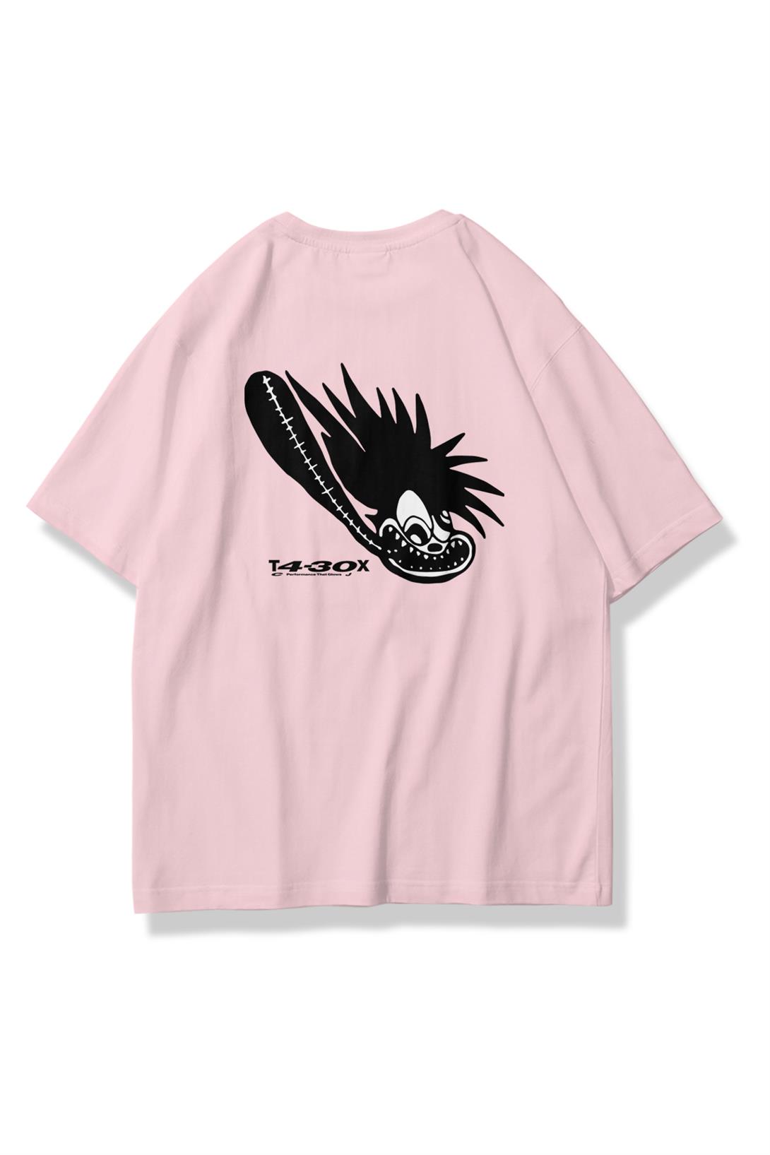 Trendiz Unisex Cross System Tshirt Pembe