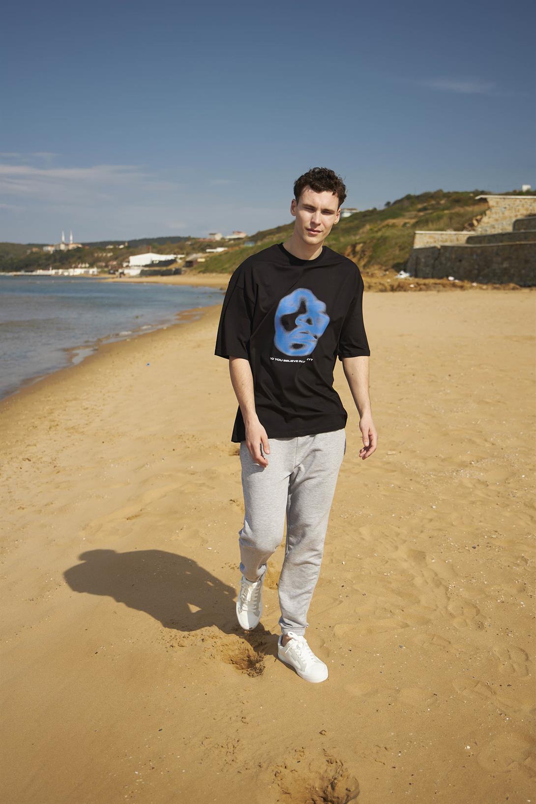 Trendiz Unisex Destiny Tshirt Siyah