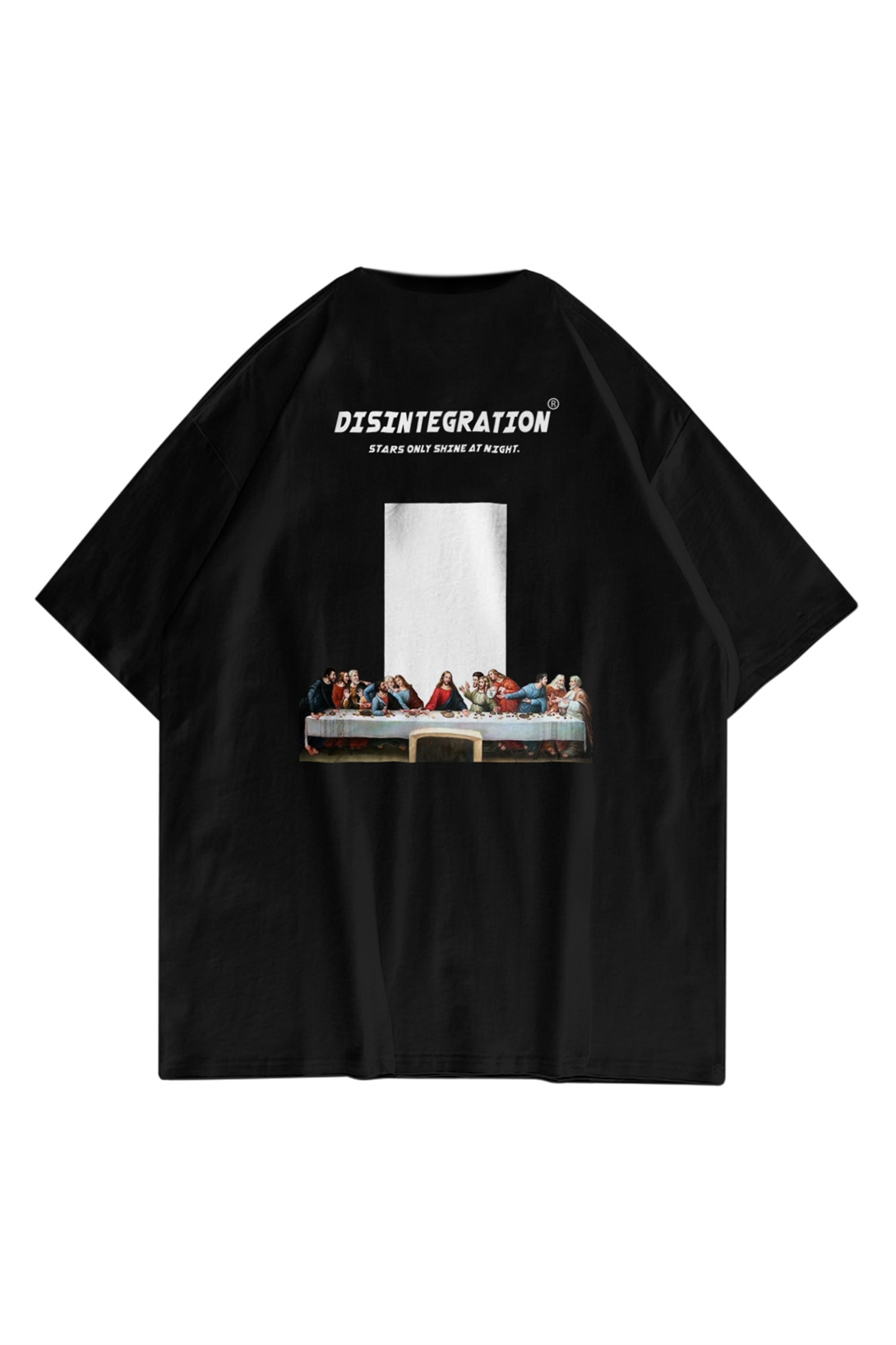 Trendiz Unisex Disintegration Siyah Tshirt