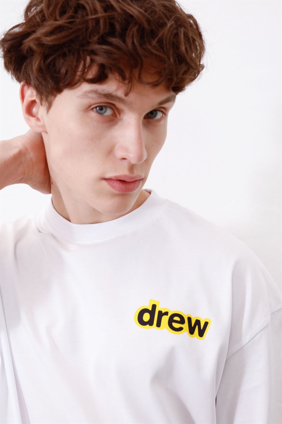 Trendiz Unisex Drew Bear Beyaz Tshirt