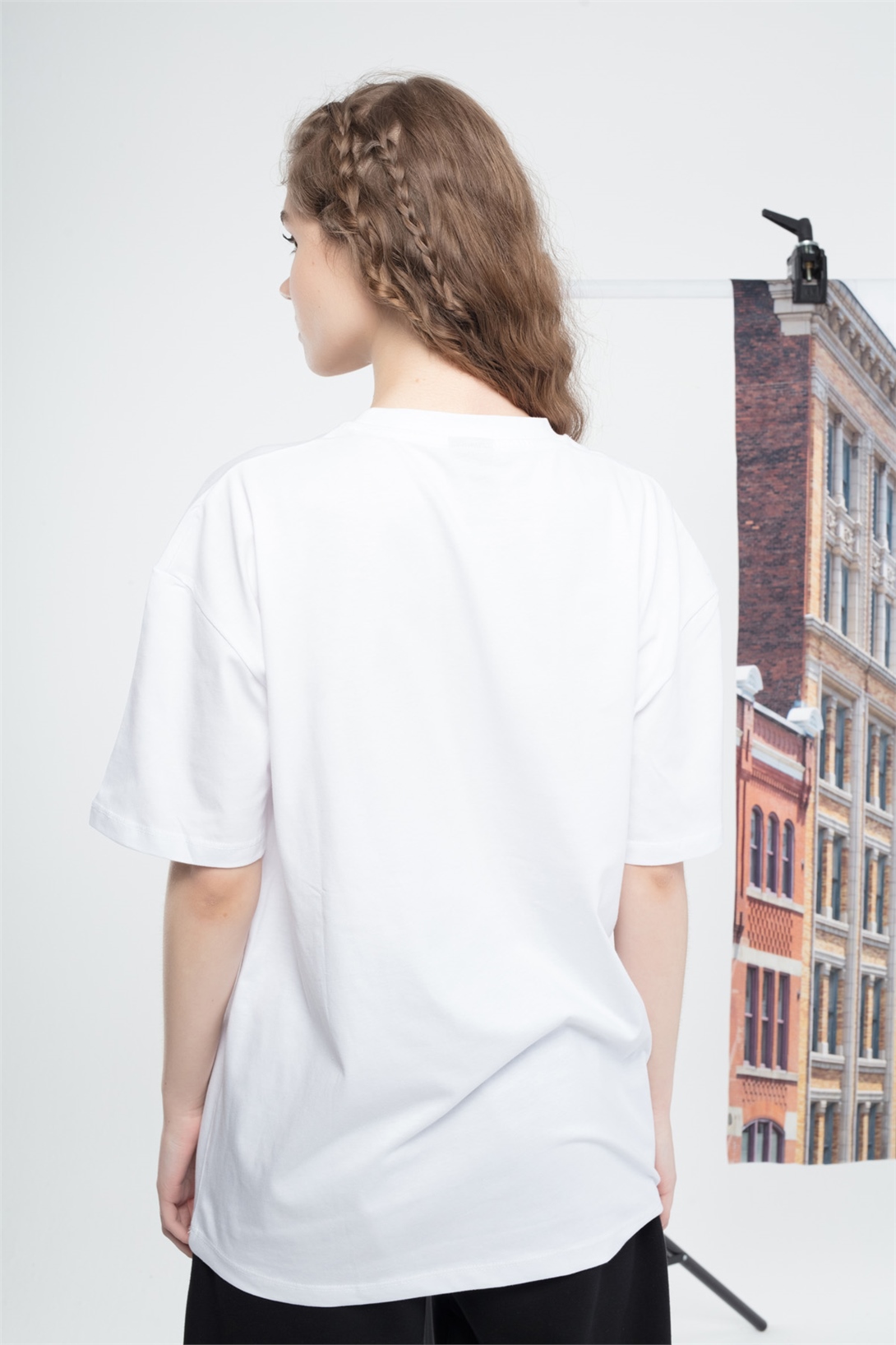 Trendiz Kadın Drew Tshirt Beyaz