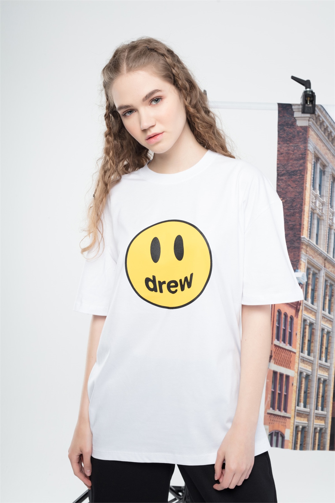 Trendiz Kadın Drew Tshirt Beyaz