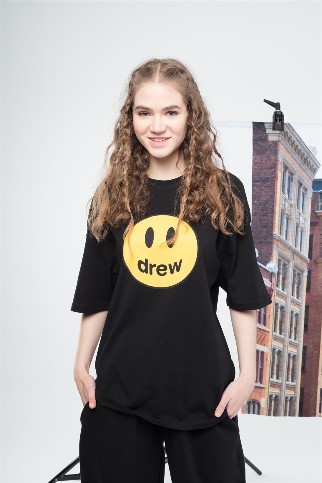 Trendiz Kadın Drew Tshirt Siyah
