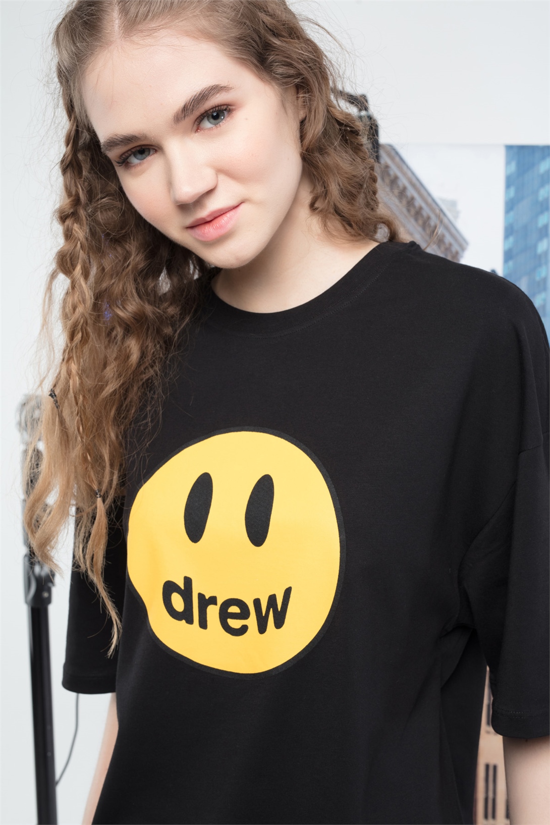 Trendiz Kadın Drew Tshirt Siyah