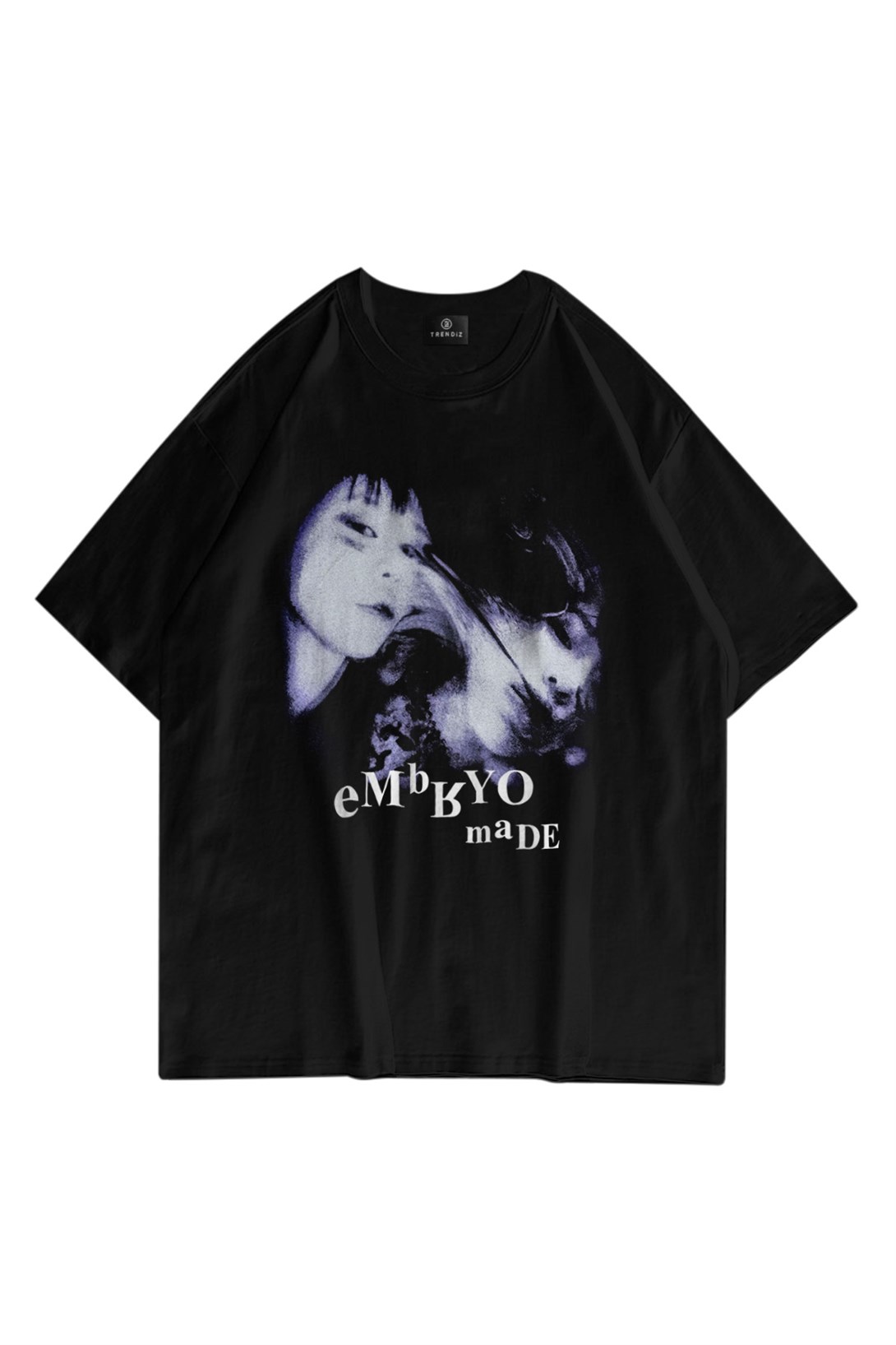 Trendiz Unisex Embryo Tshirt Siyah