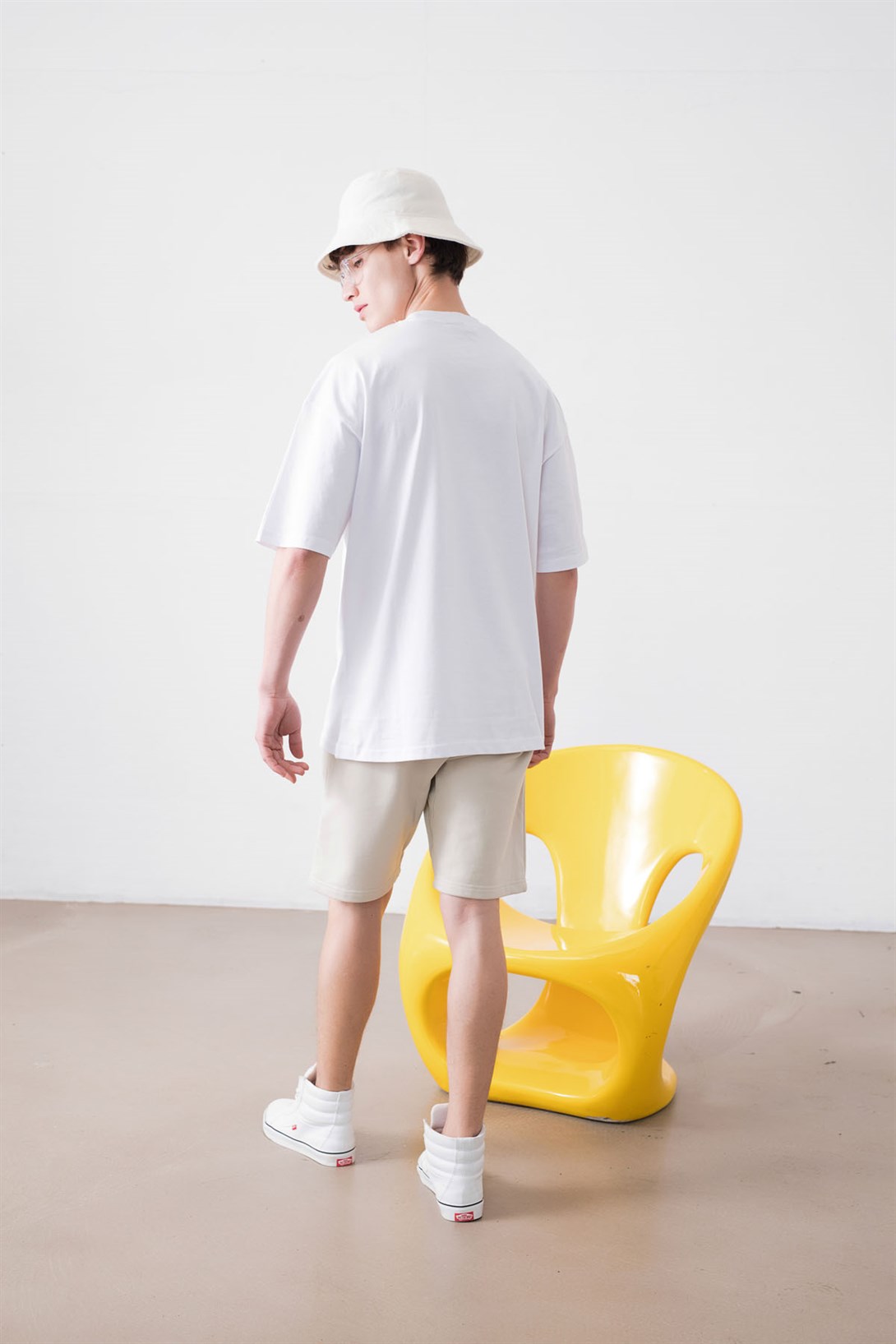 Trendiz Unisex Essentials 303 Beyaz Tshirt