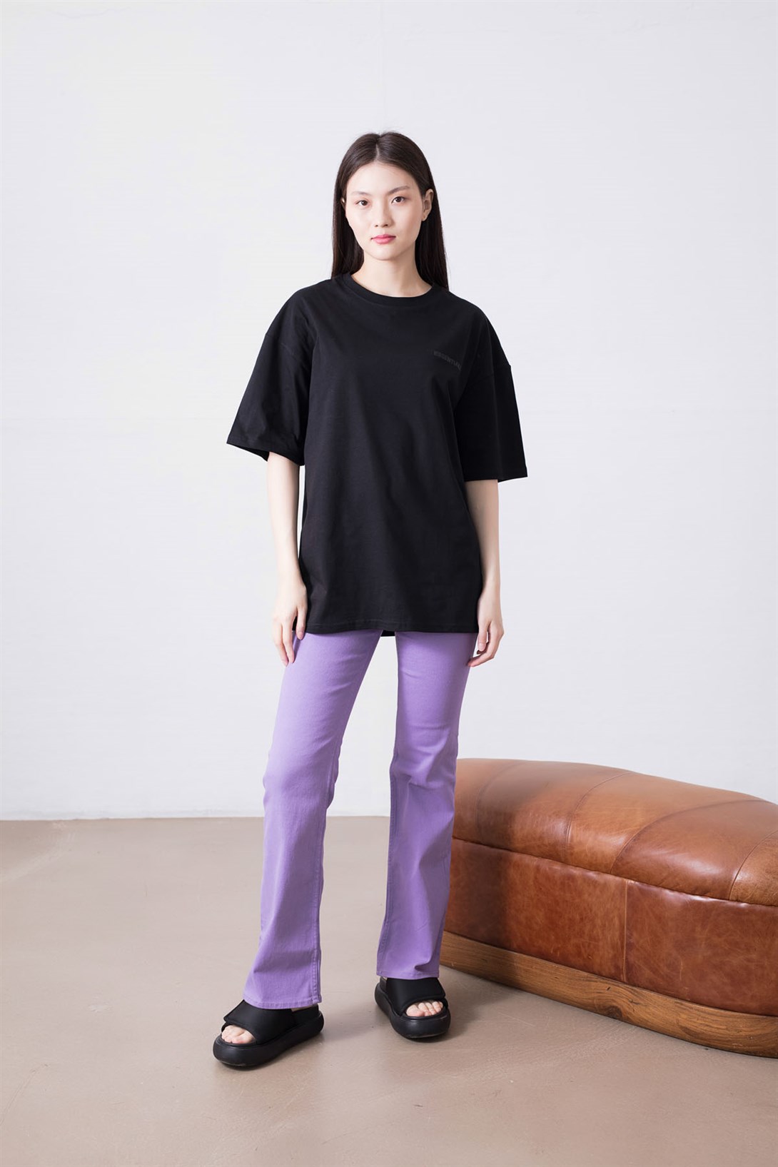 Trendiz Unisex Essentials 303 Siyah Tshirt