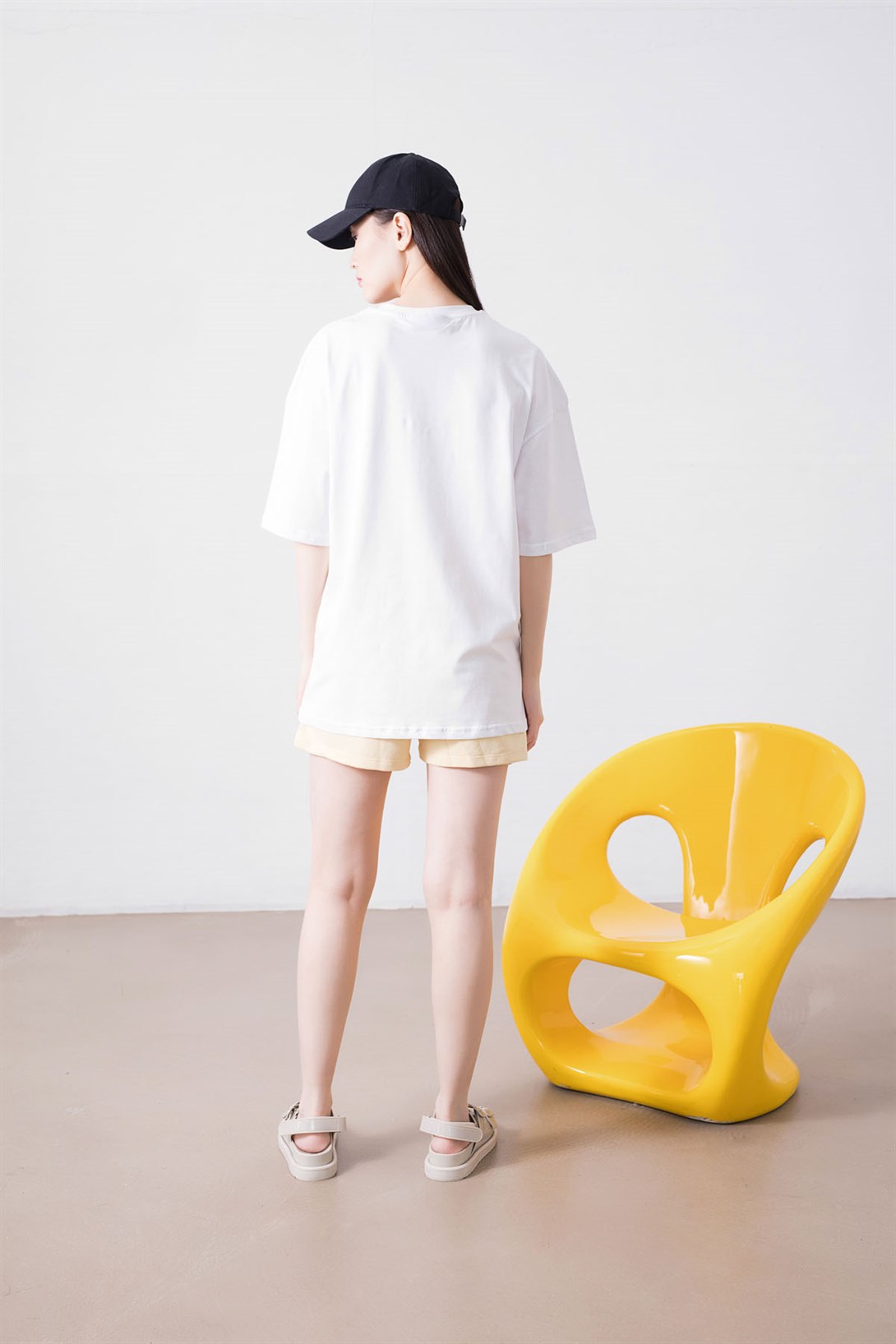 Trendiz Unisex Essentials Beyaz Tshirt