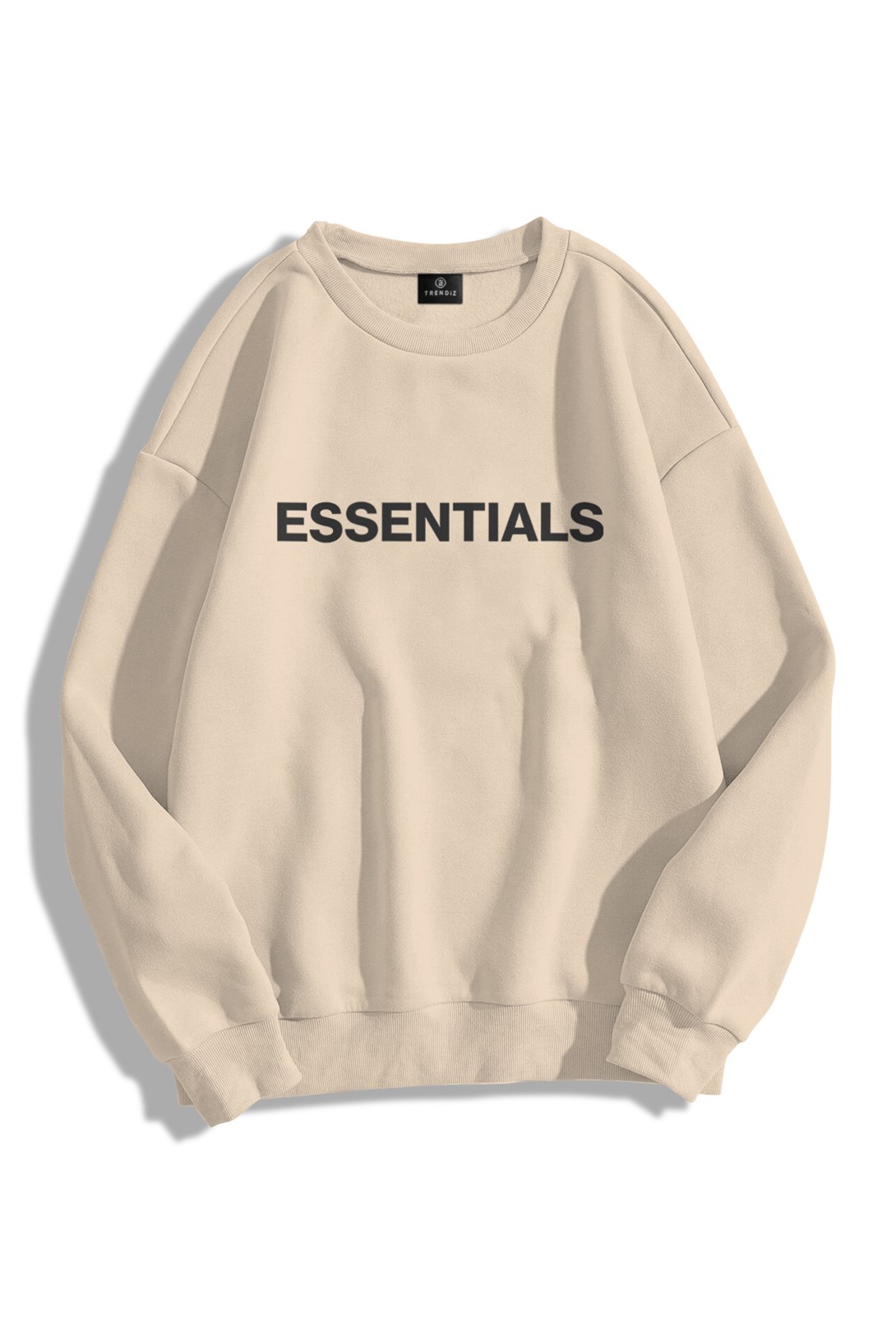 Trendiz Unisex Essentials Bisiklet Yaka Sweatshirt Hoodie