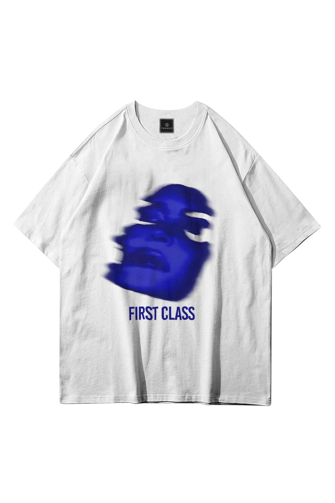 Trendiz Unisex First Class Beyaz Tshirt