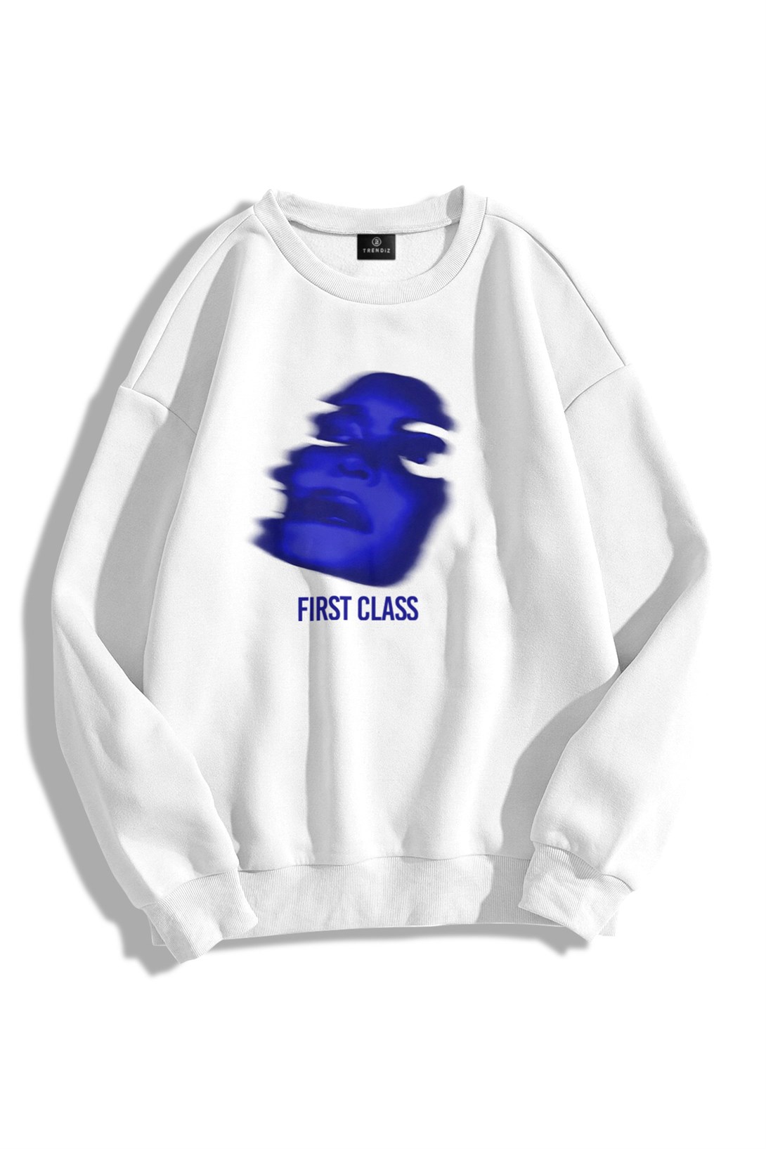 Trendiz Unisex First Class Bisiklet Yaka Sweatshirt Hoodie