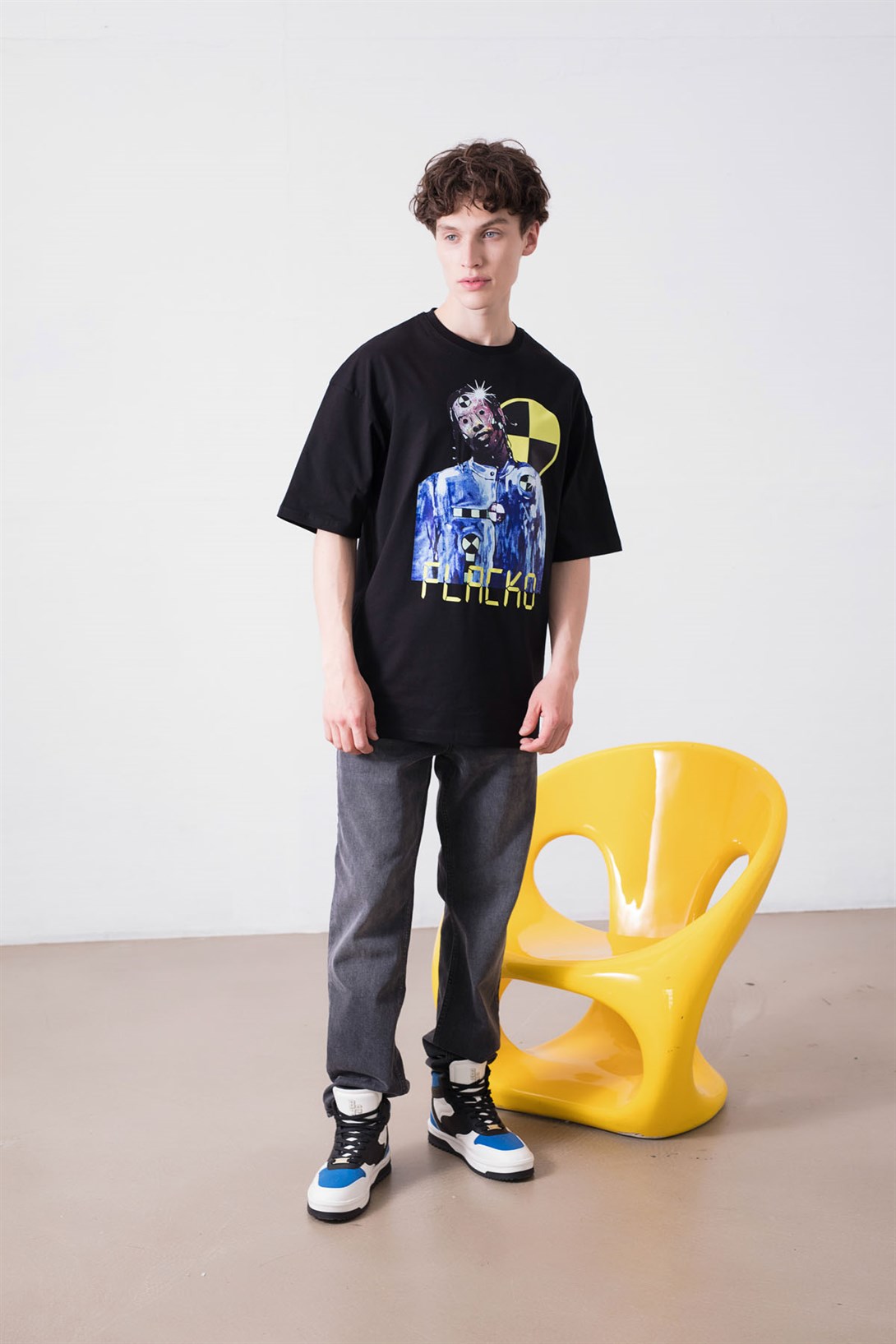 Trendiz Unisex Flacko Asap Rocky Siyah Tshirt
