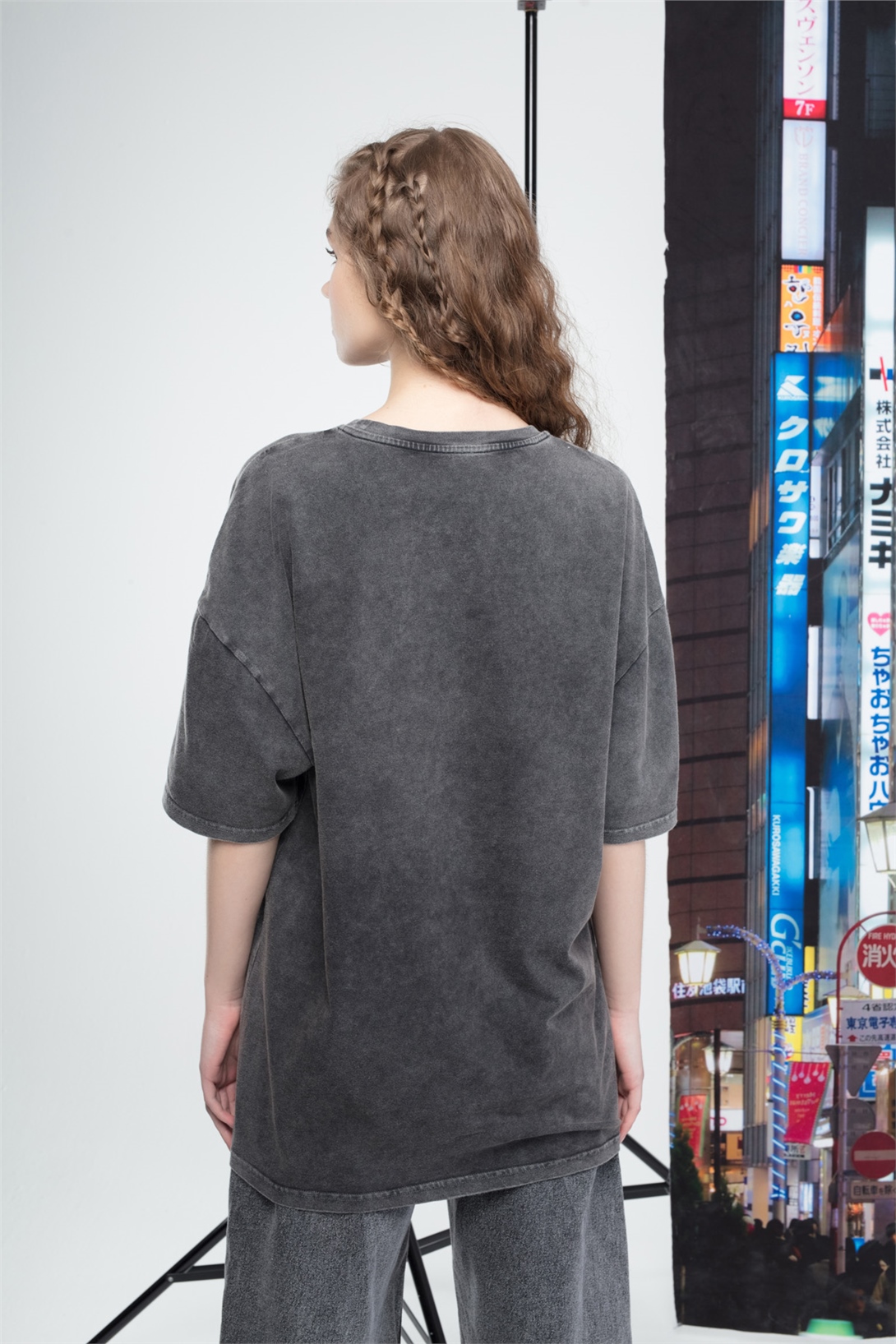 Trendiz Kadın Gunsnroses Tshirt Antrasit