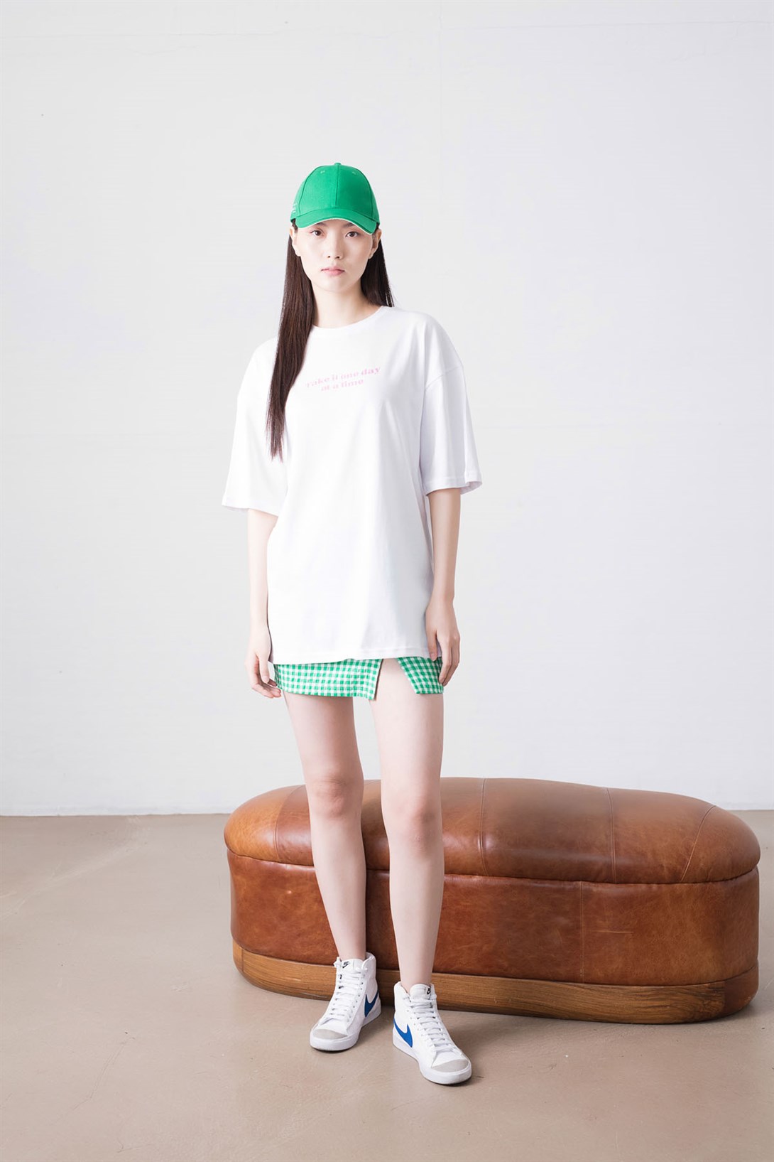 Trendiz Unisex Happy Life Beyaz Tshirt