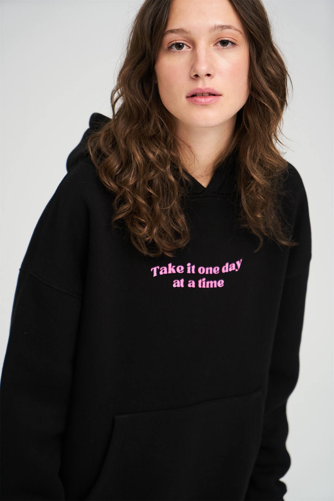 Trendiz Unisex Happy Life Sweatshirt Hoodie