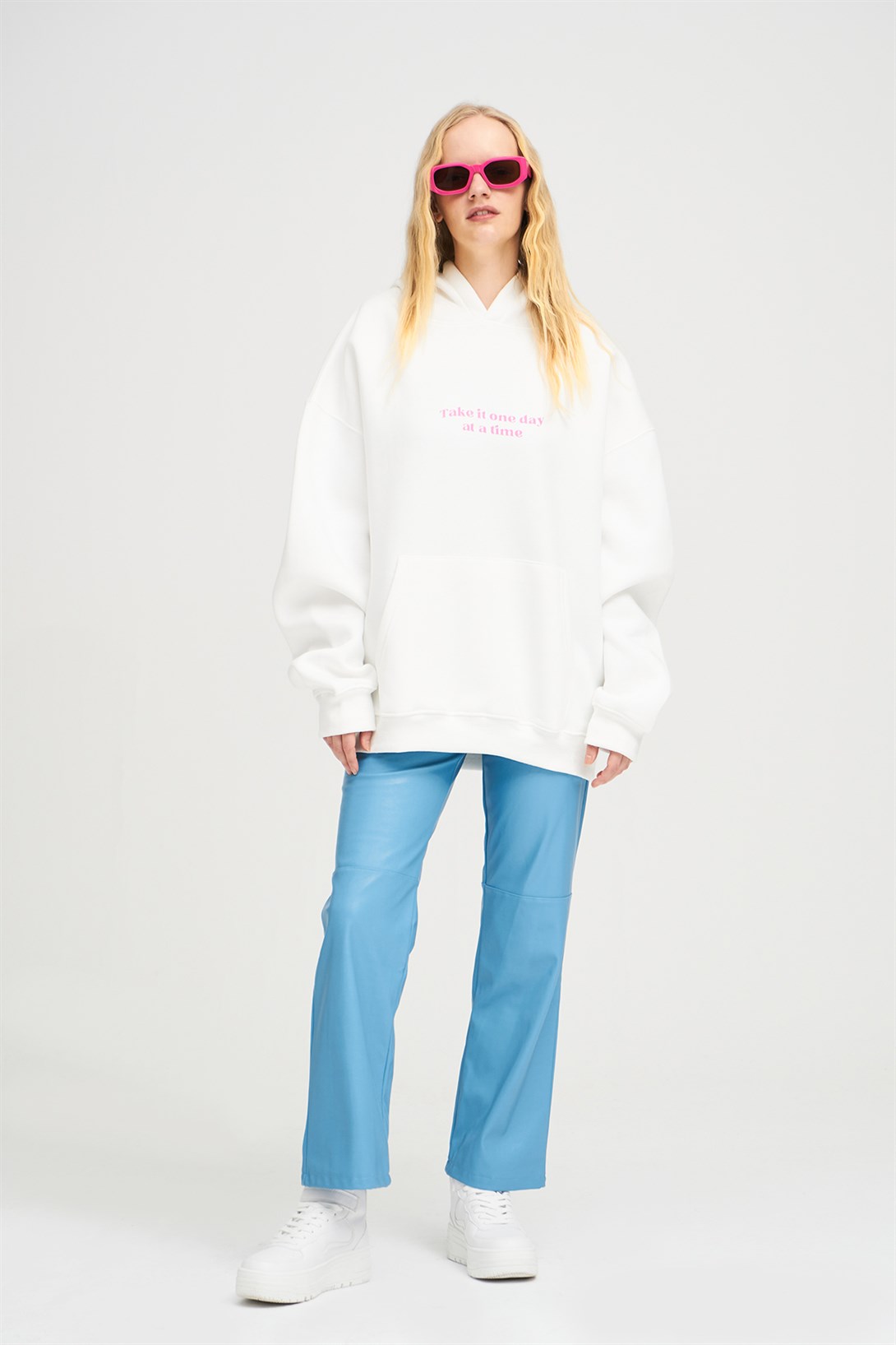 Trendiz Unisex Happy Life Sweatshirt Hoodie