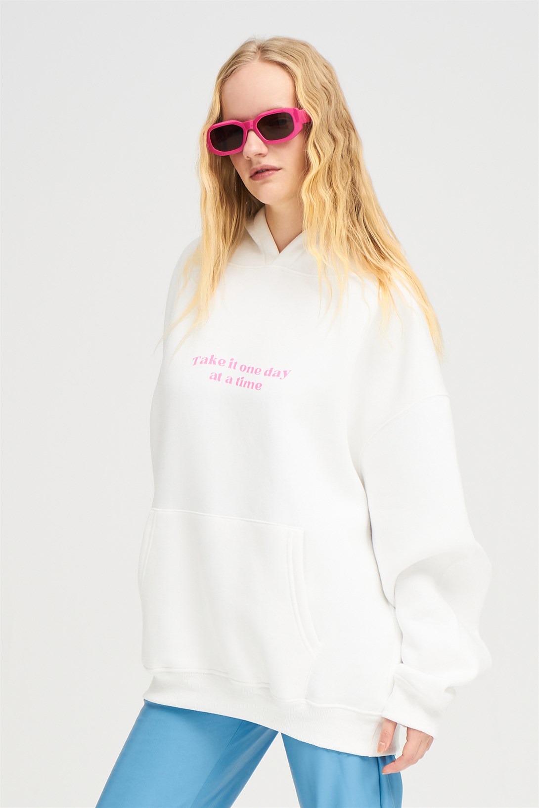 Trendiz Unisex Happy Life Sweatshirt Hoodie