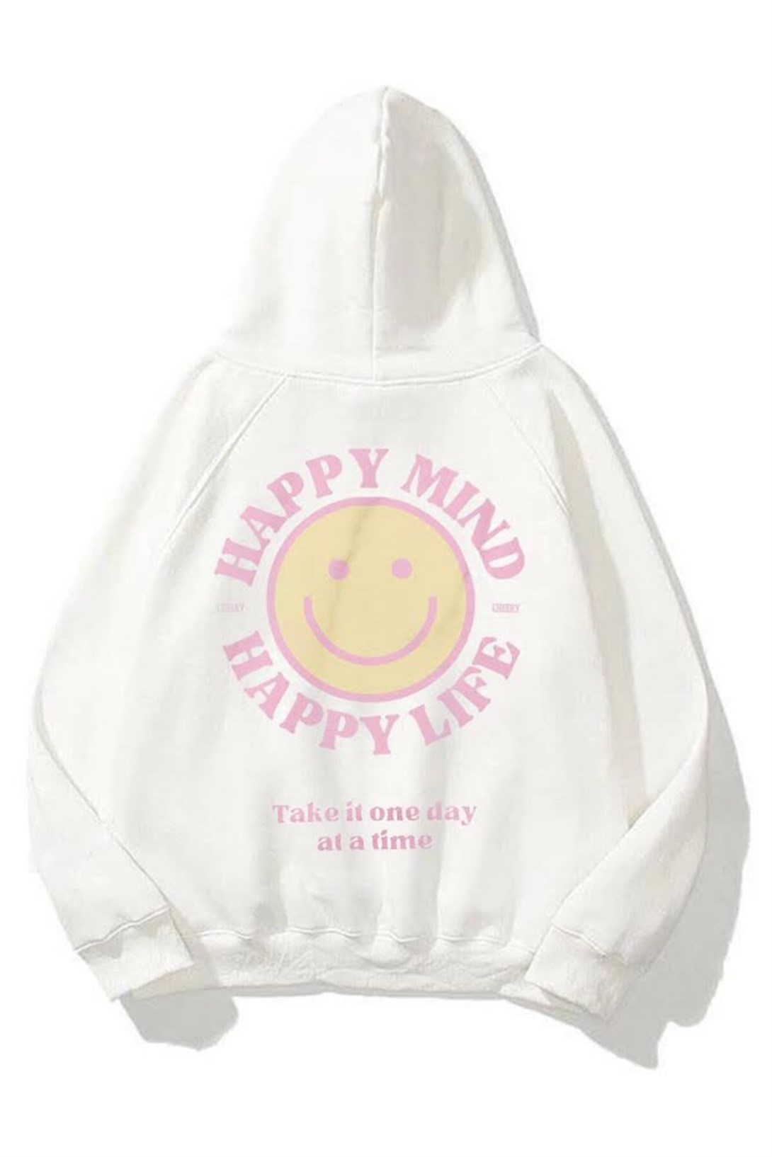 Trendiz Unisex Happy Life Sweatshirt Hoodie