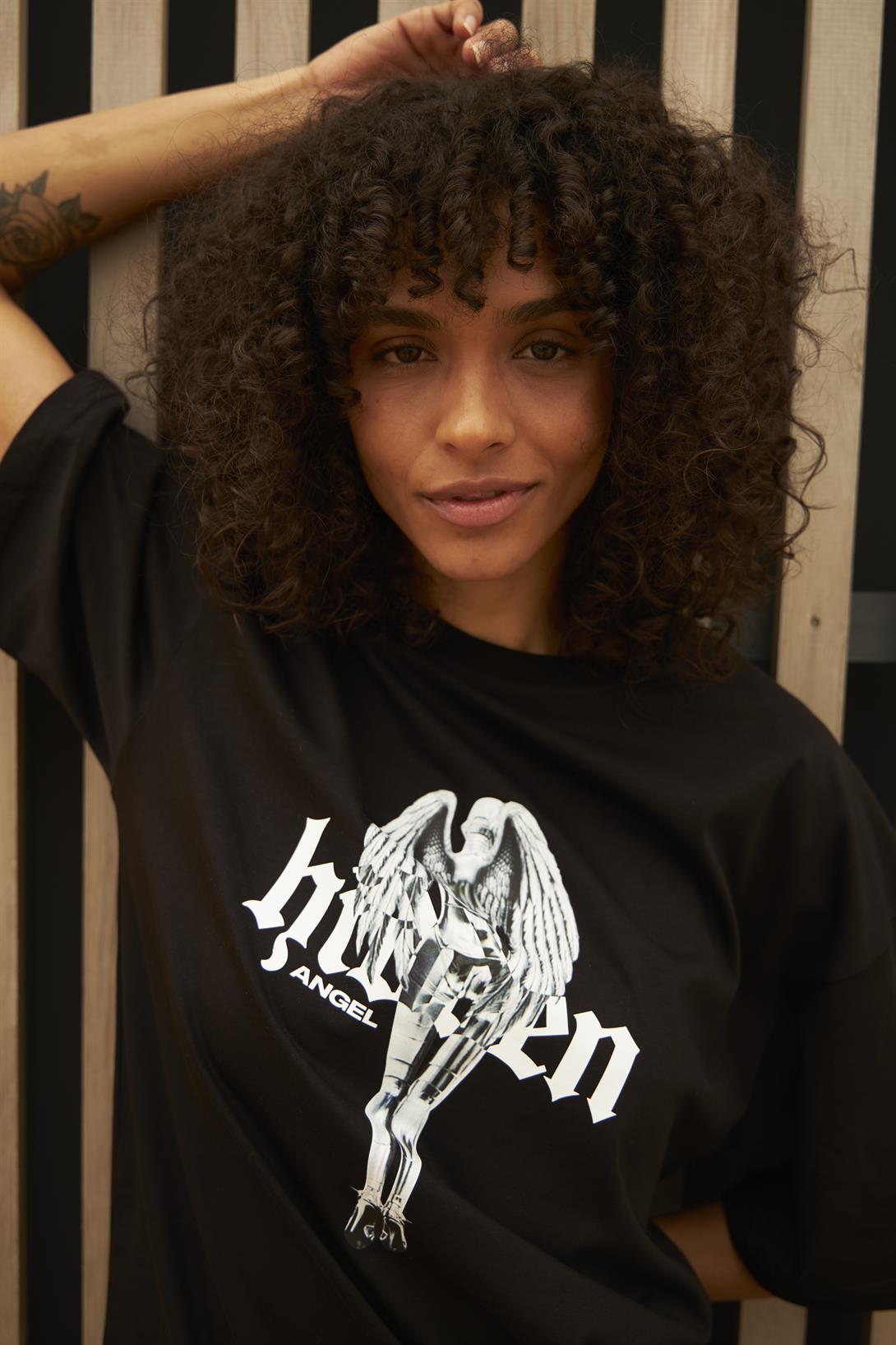 Trendiz Unisex Hidden Siyah Tshirt