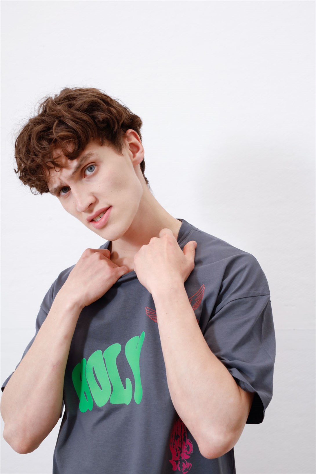 Trendiz Unisex Holy Antrasit Tshirt