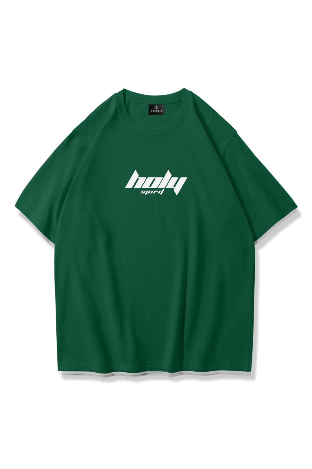 Trendiz Unisex Holy Spirit Tshirt Yeşil