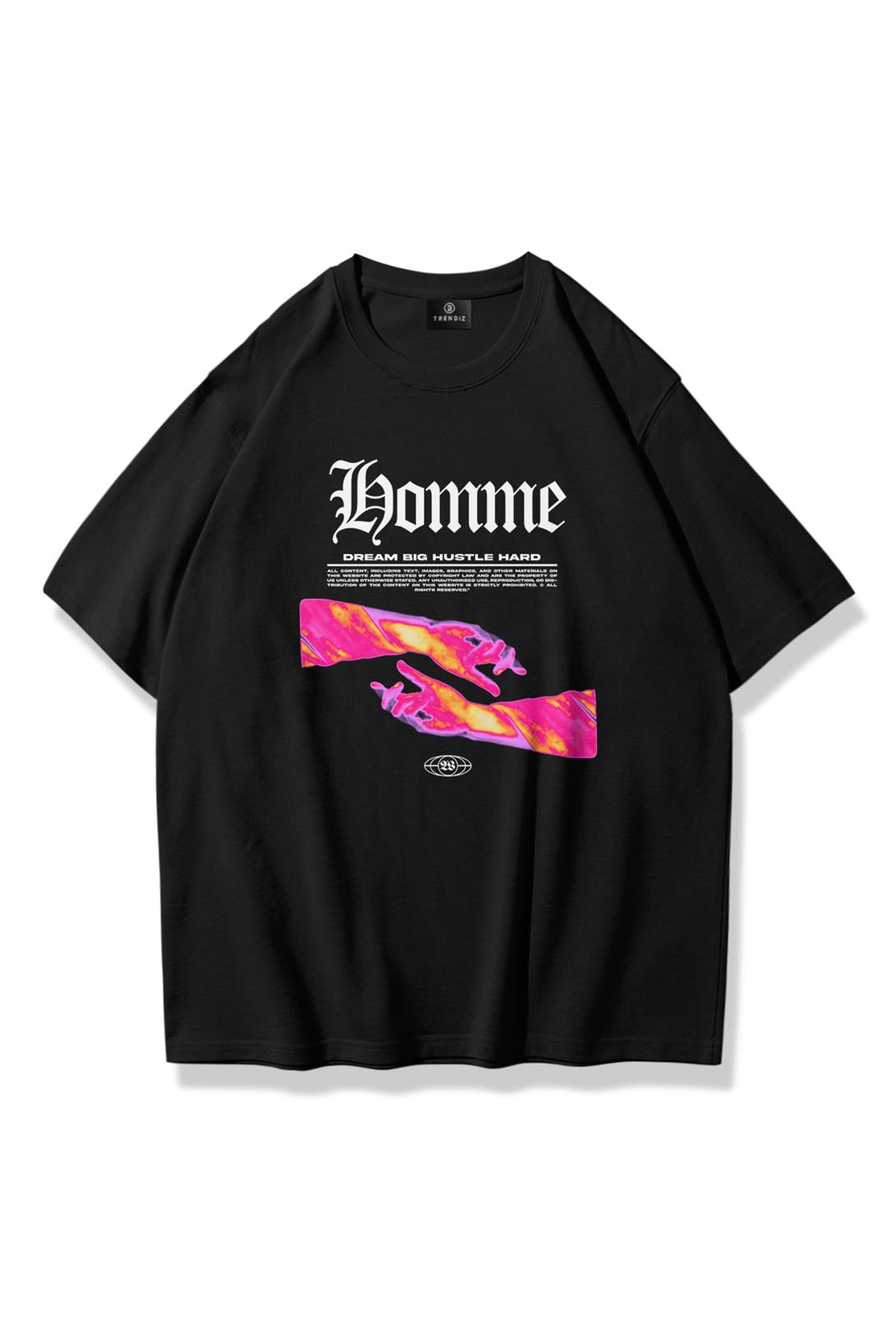 Trendiz Unisex Homme Tshirt Siyah