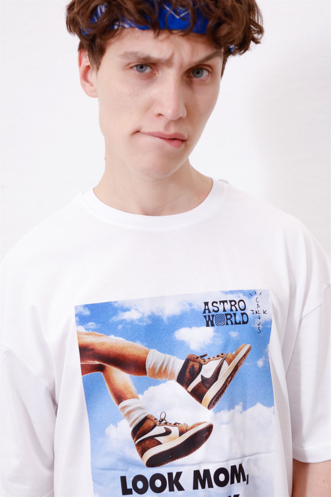 Trendiz Unisex I Can Fly Air Beyaz Tshirt