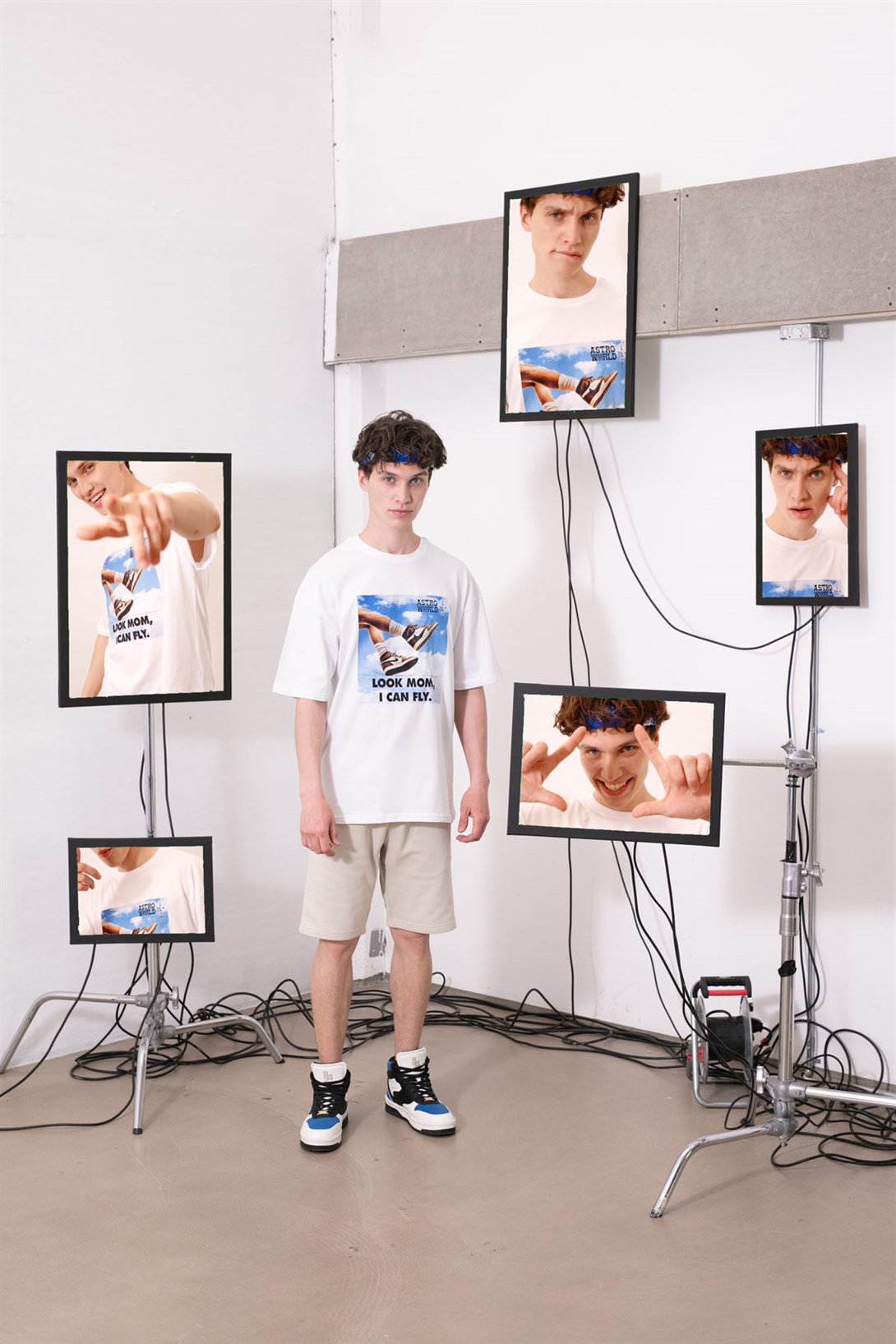 Trendiz Unisex I Can Fly Air Beyaz Tshirt