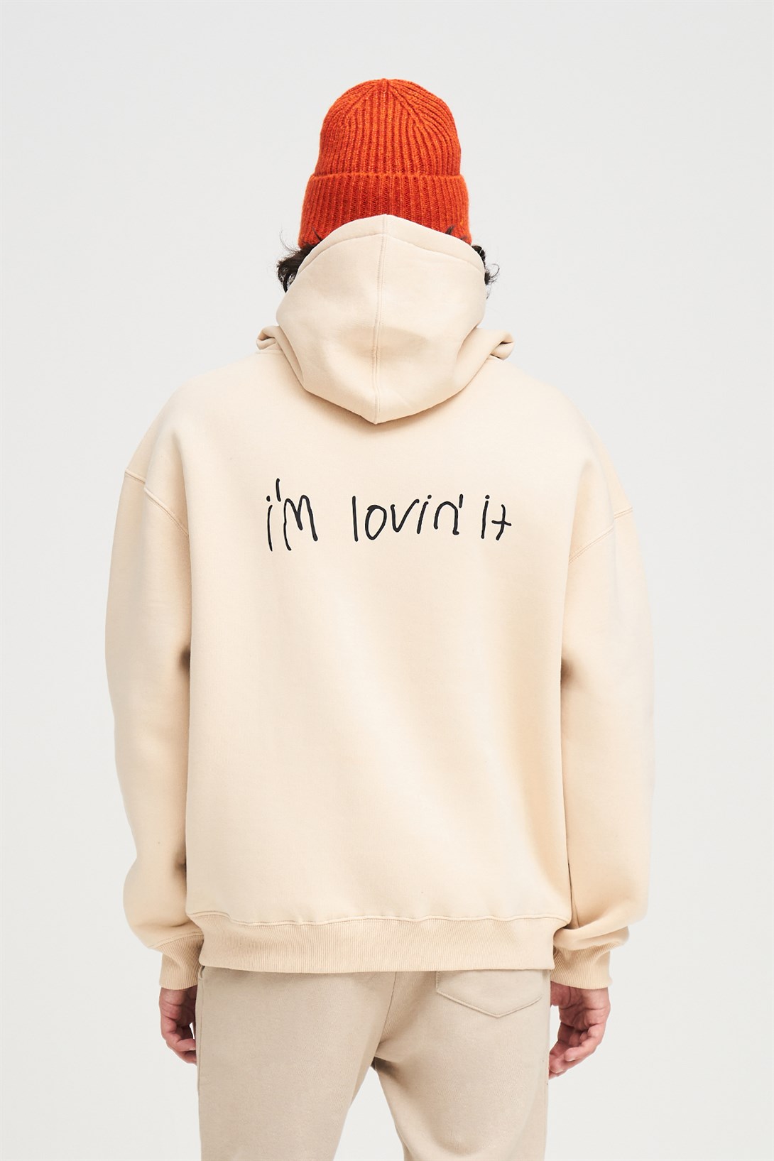 Trendiz Unisex İm Lovin İt Mc Sweatshirt Hoodie Taş