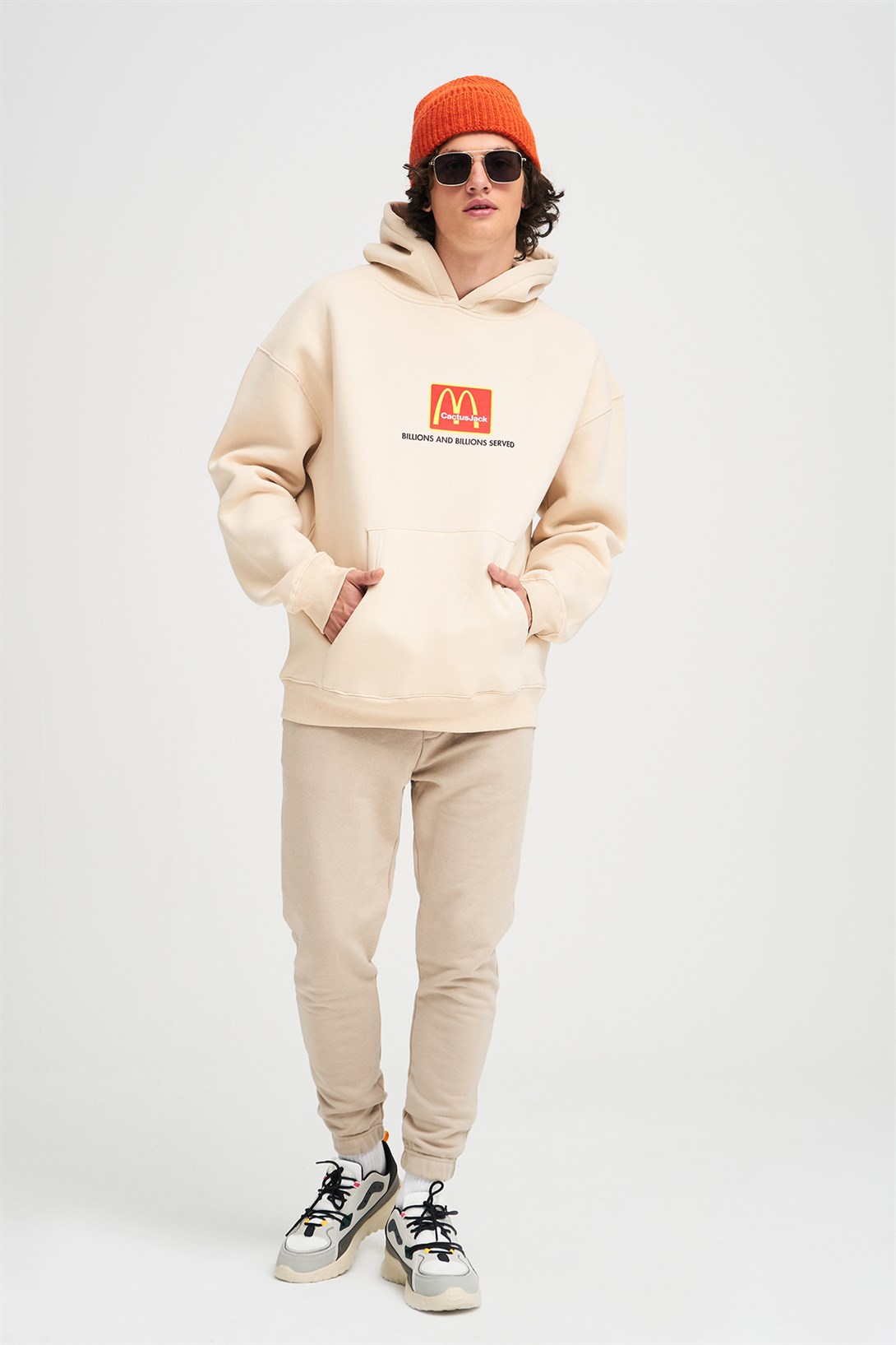 Trendiz Unisex İm Lovin İt Mc Sweatshirt Hoodie Taş