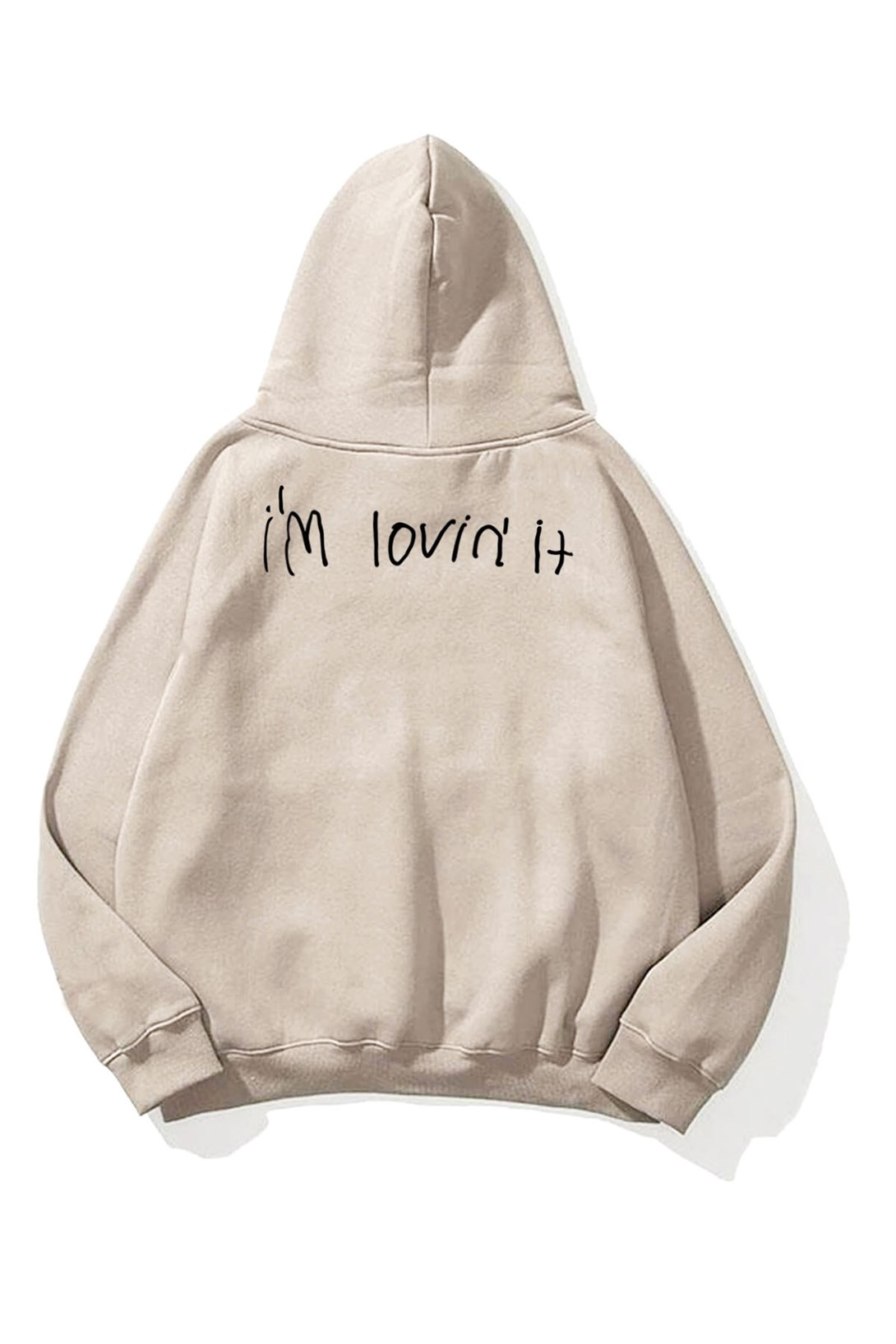 Trendiz Unisex İm Lovin İt Mc Sweatshirt Hoodie Taş