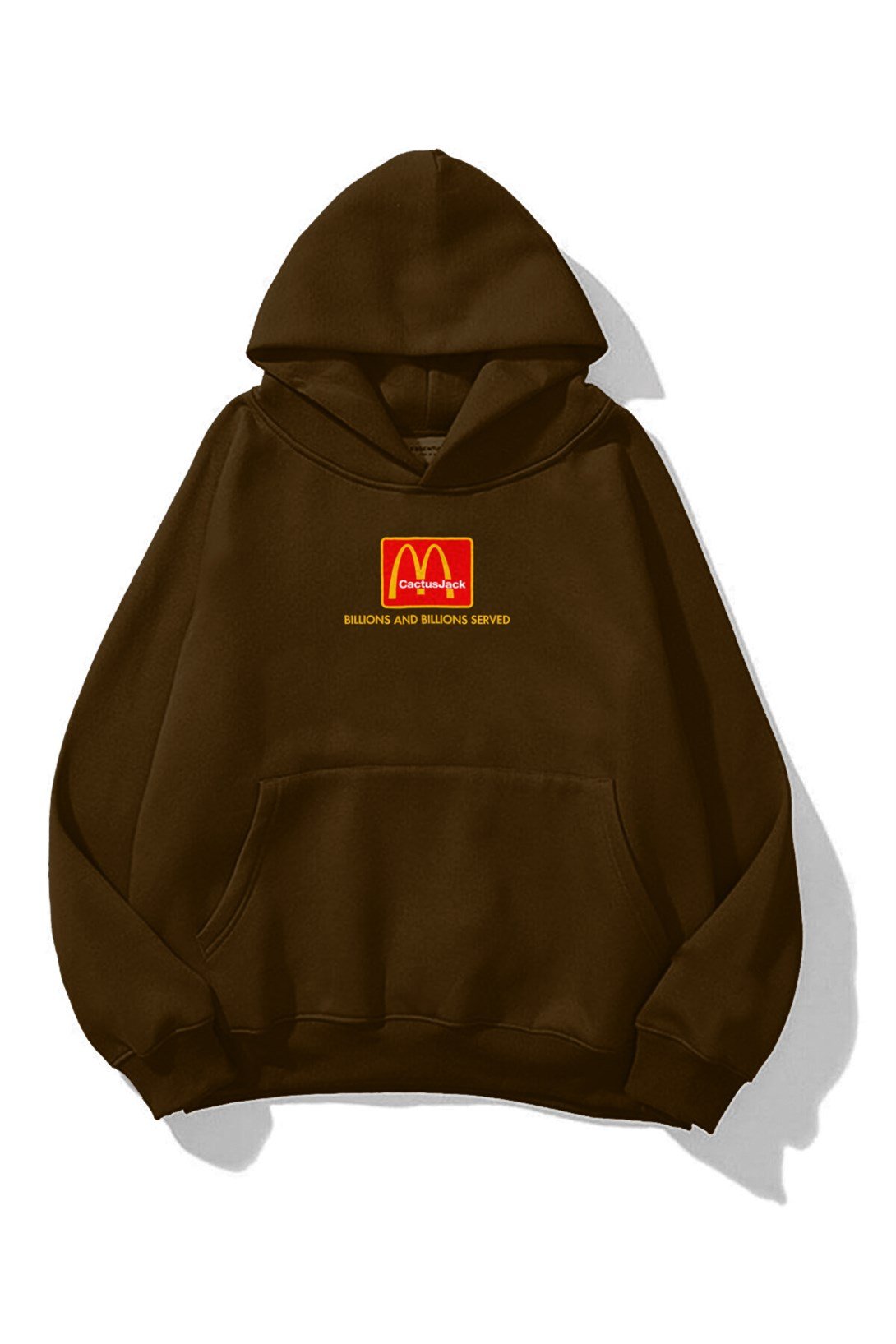 Trendiz Unisex İm Lovin İt Mc Sweatshirt Hoodie Kahverengi