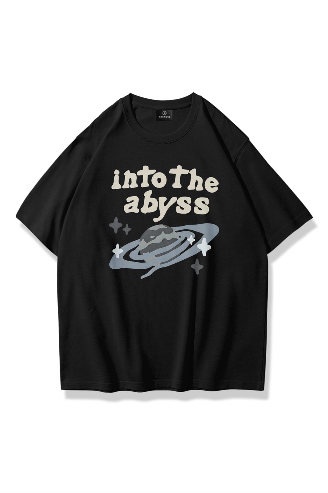 Trendiz Unisex Into the Abyss Tshirt Siyah