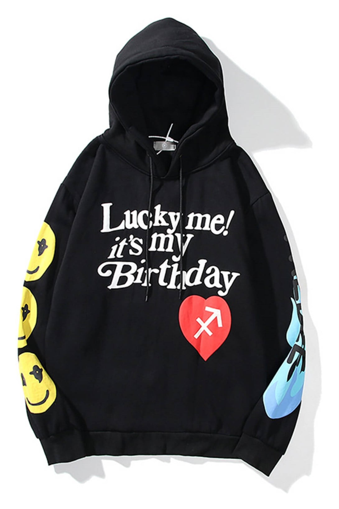 Trendiz Unisex Its My Birthday Siyah Sweatshirt Hoodie