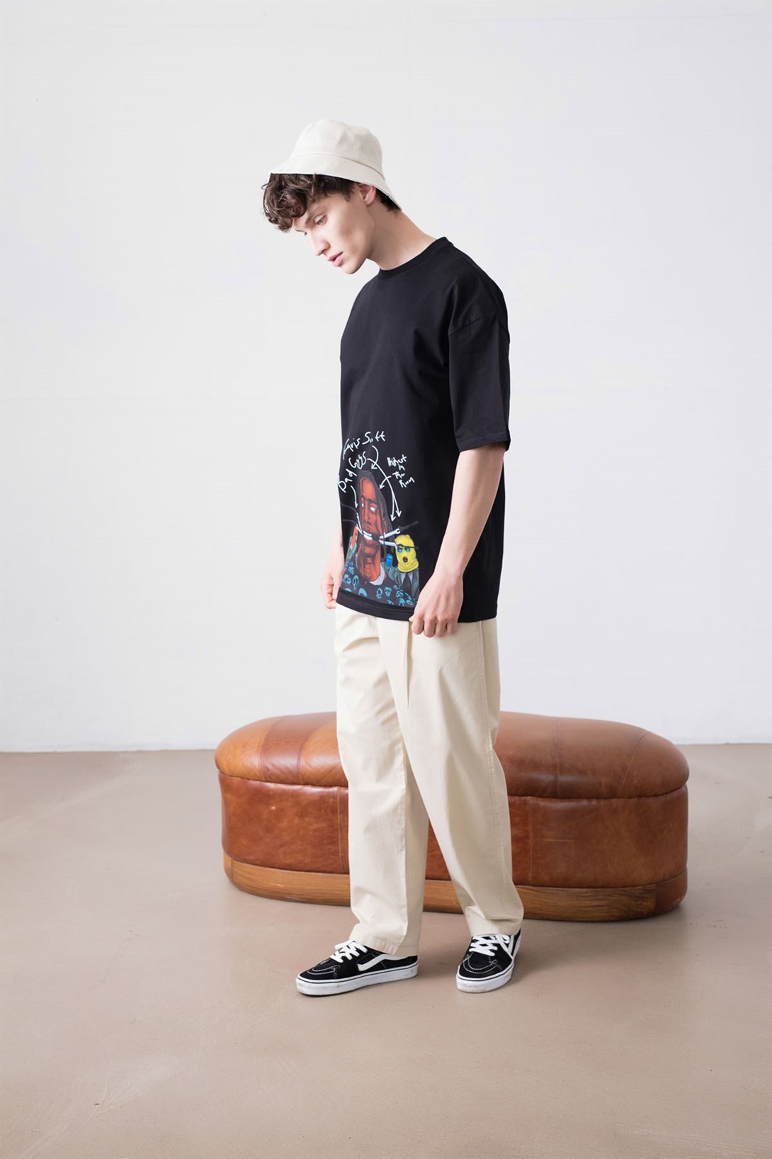 Trendiz Unisex Jackboys Travis Scott Siyah Tshirt