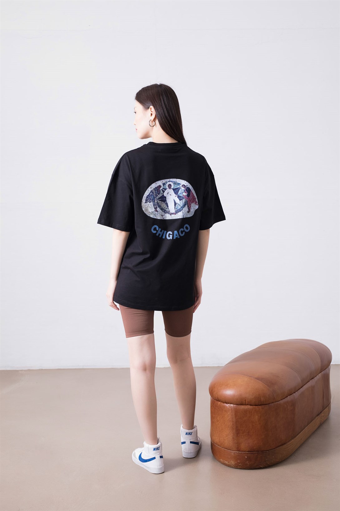 Trendiz Unisex Jesus is King Siyah Tshirt